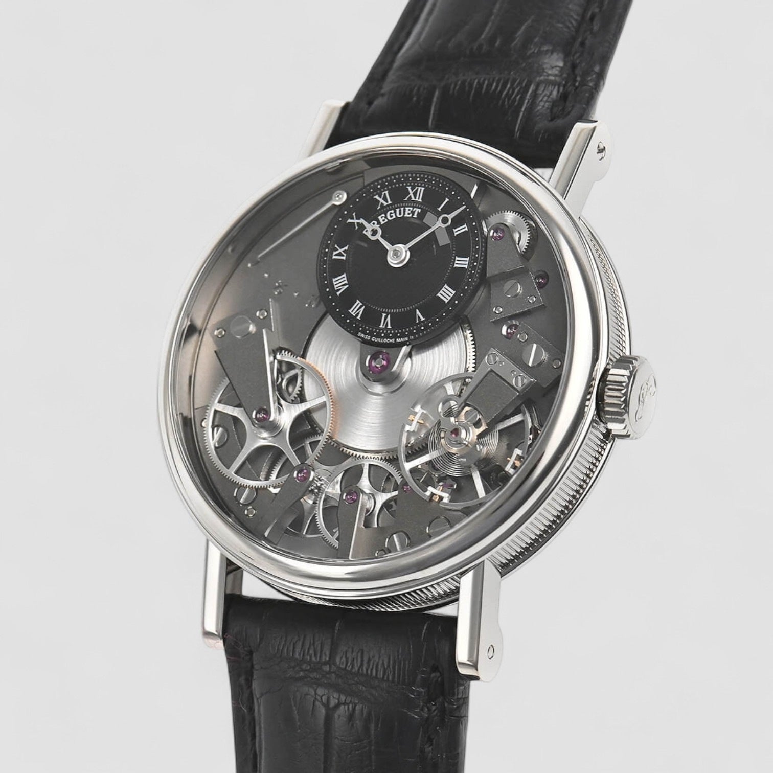 La Tradition 18K White Gold / Black Dial Description