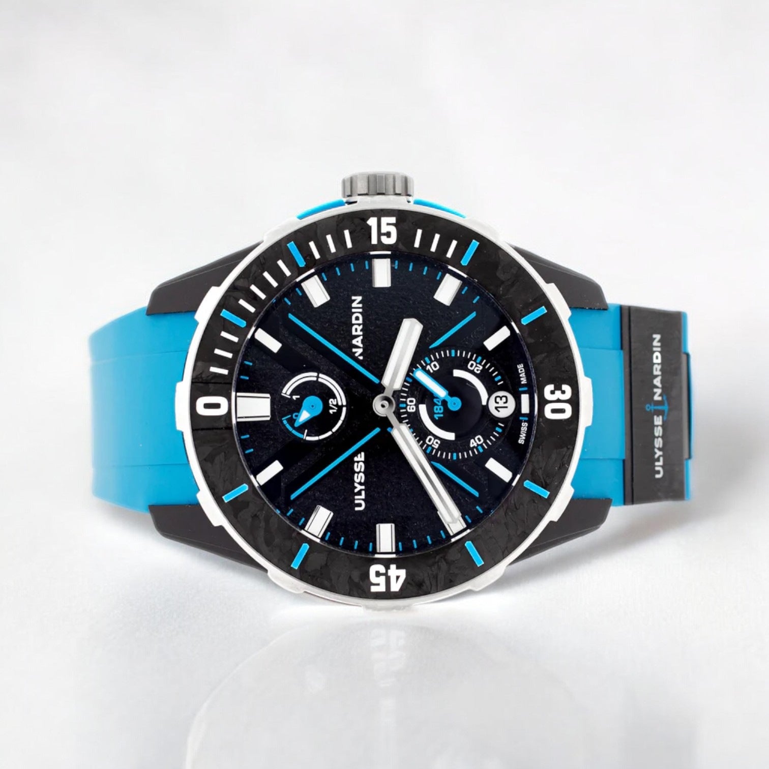 Diver NET Azure Steel Black Dial 44mm