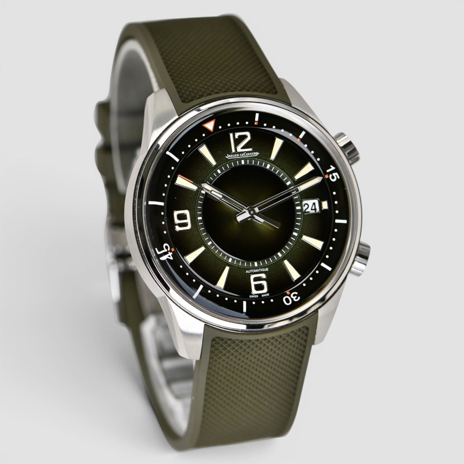 Polaris Date Green Dial
