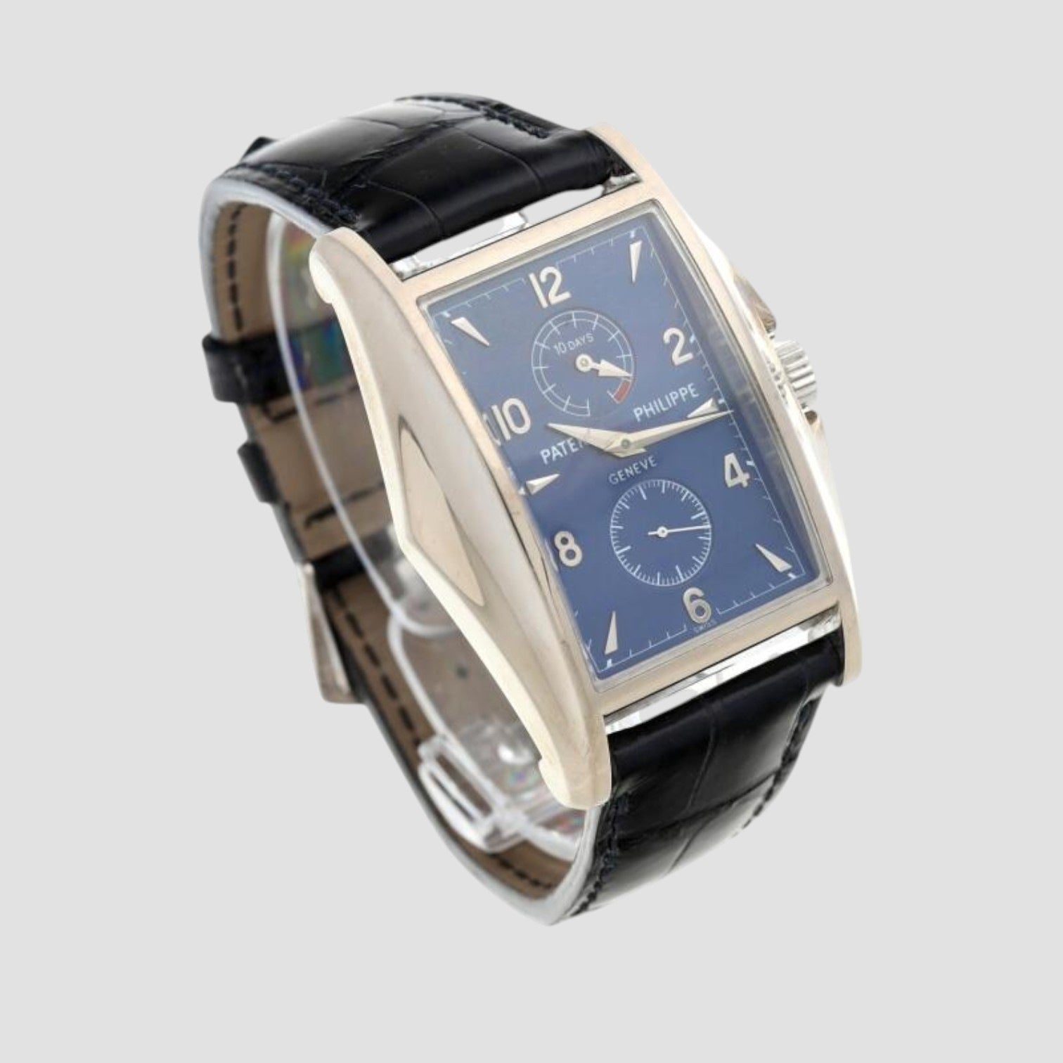 Gondolo 10-Day Power Reserve 18K White Gold Blue Dial