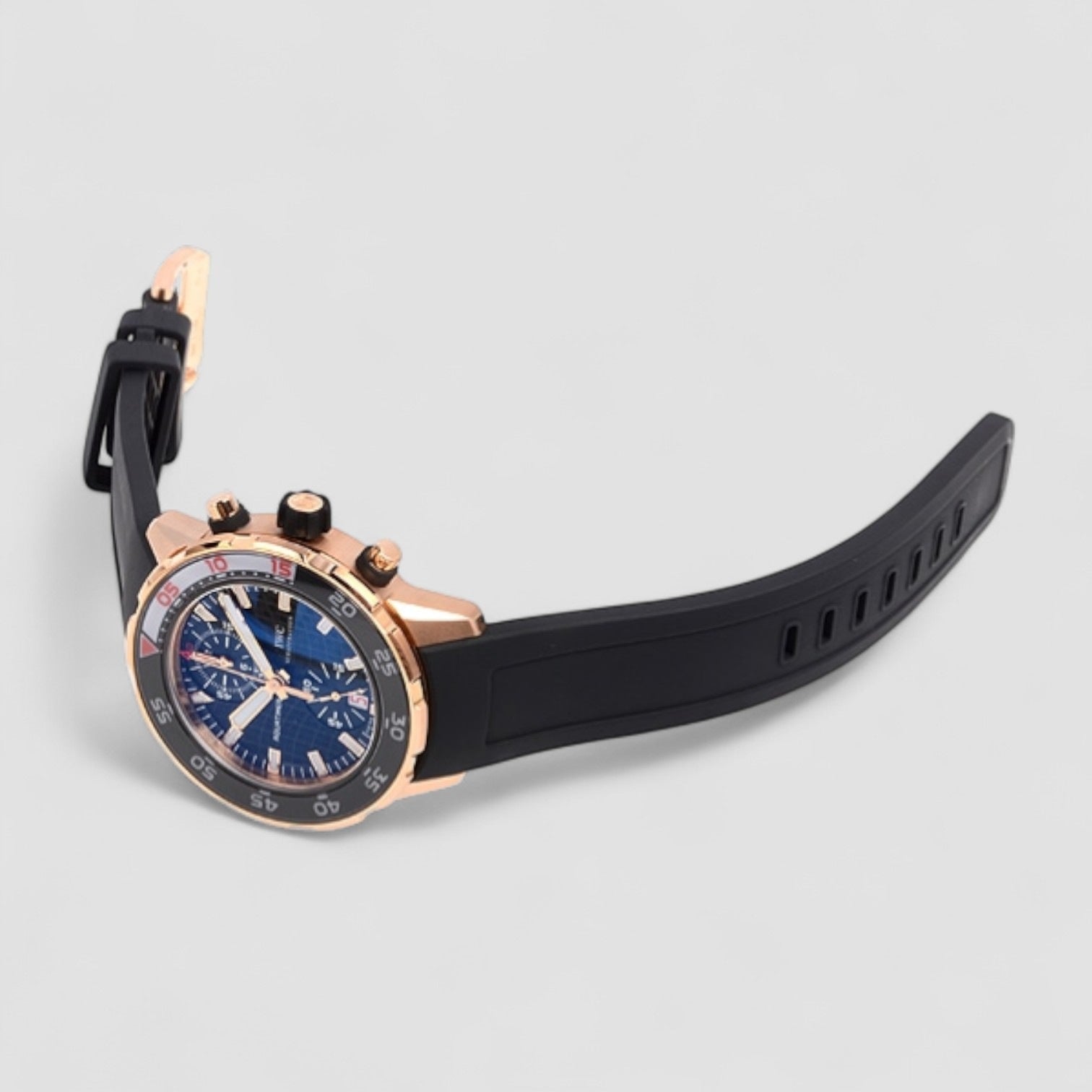 18K Rose Gold Aquatimer Flyback Chronograph Rubber