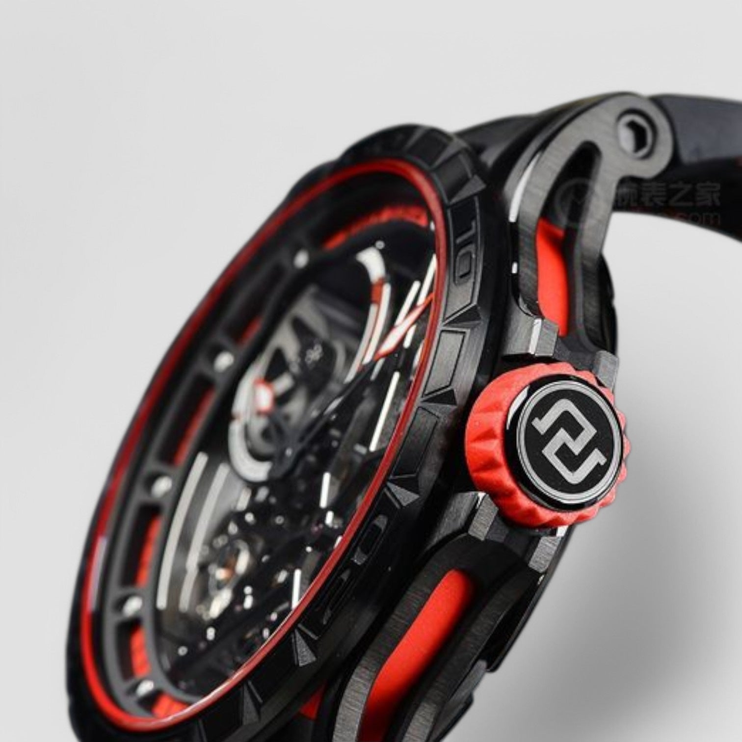 Excalibur Spider Pirelli Automatic Skeleton Men's Watch