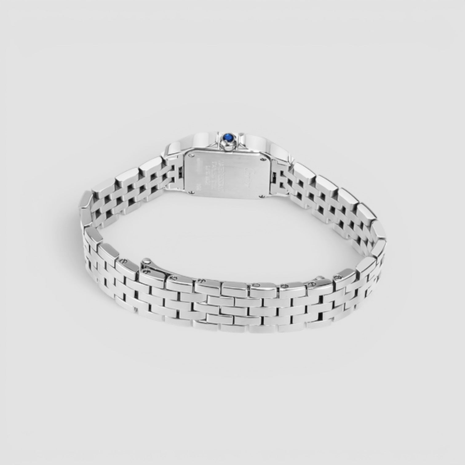 Santos Demoiselle 20 x 28mm Stainless Steel White Dial