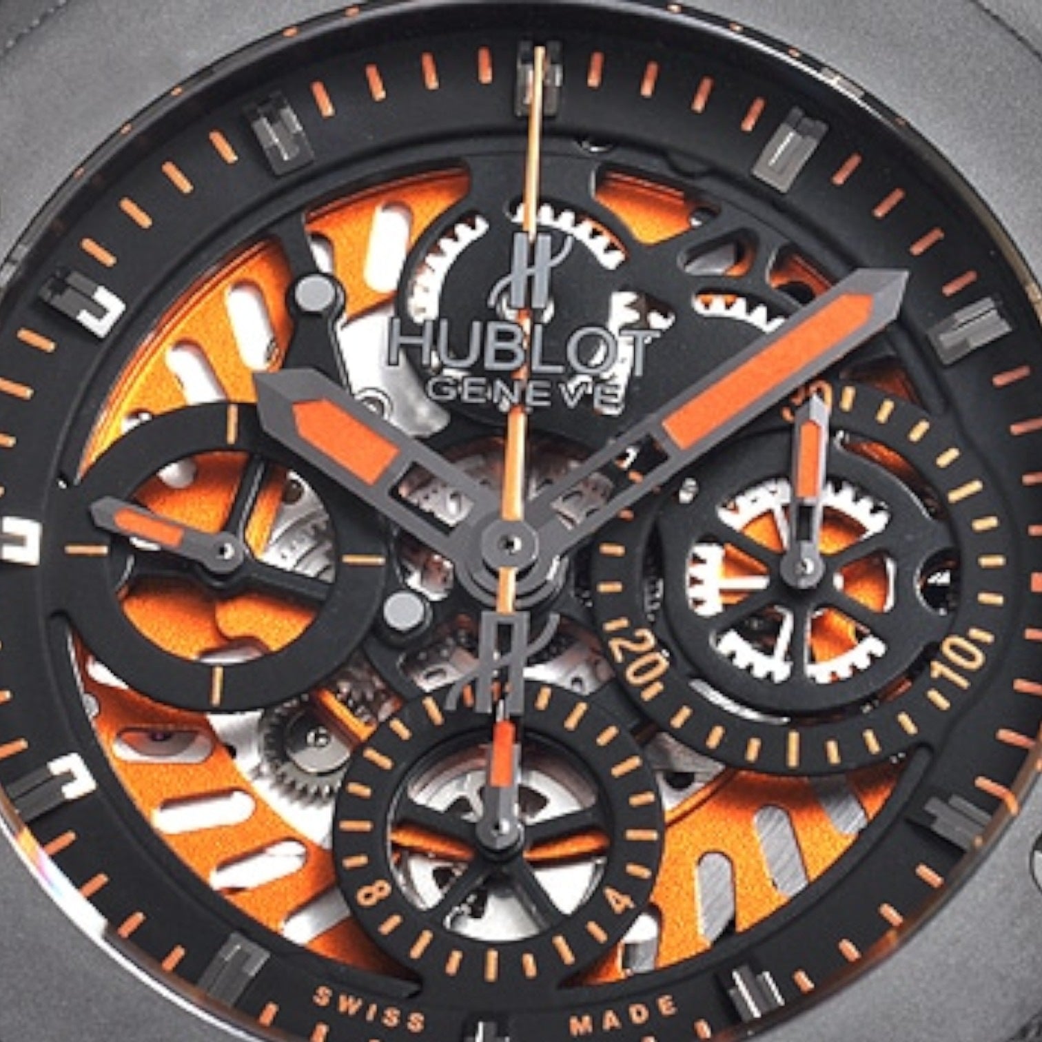 Aero Bang Skeleton Dial Automatic Men's Watch