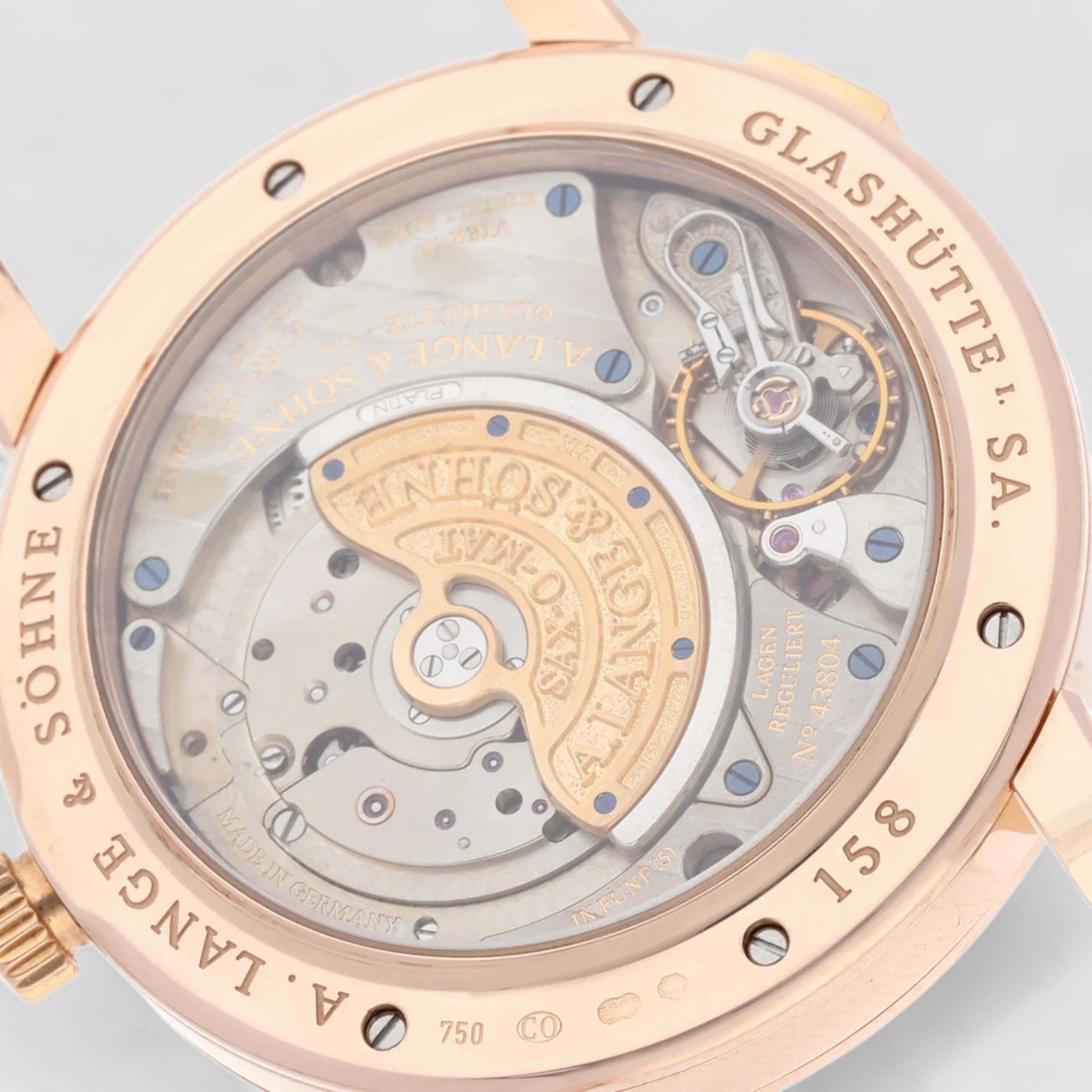 Grand Langematik Date Rose Gold