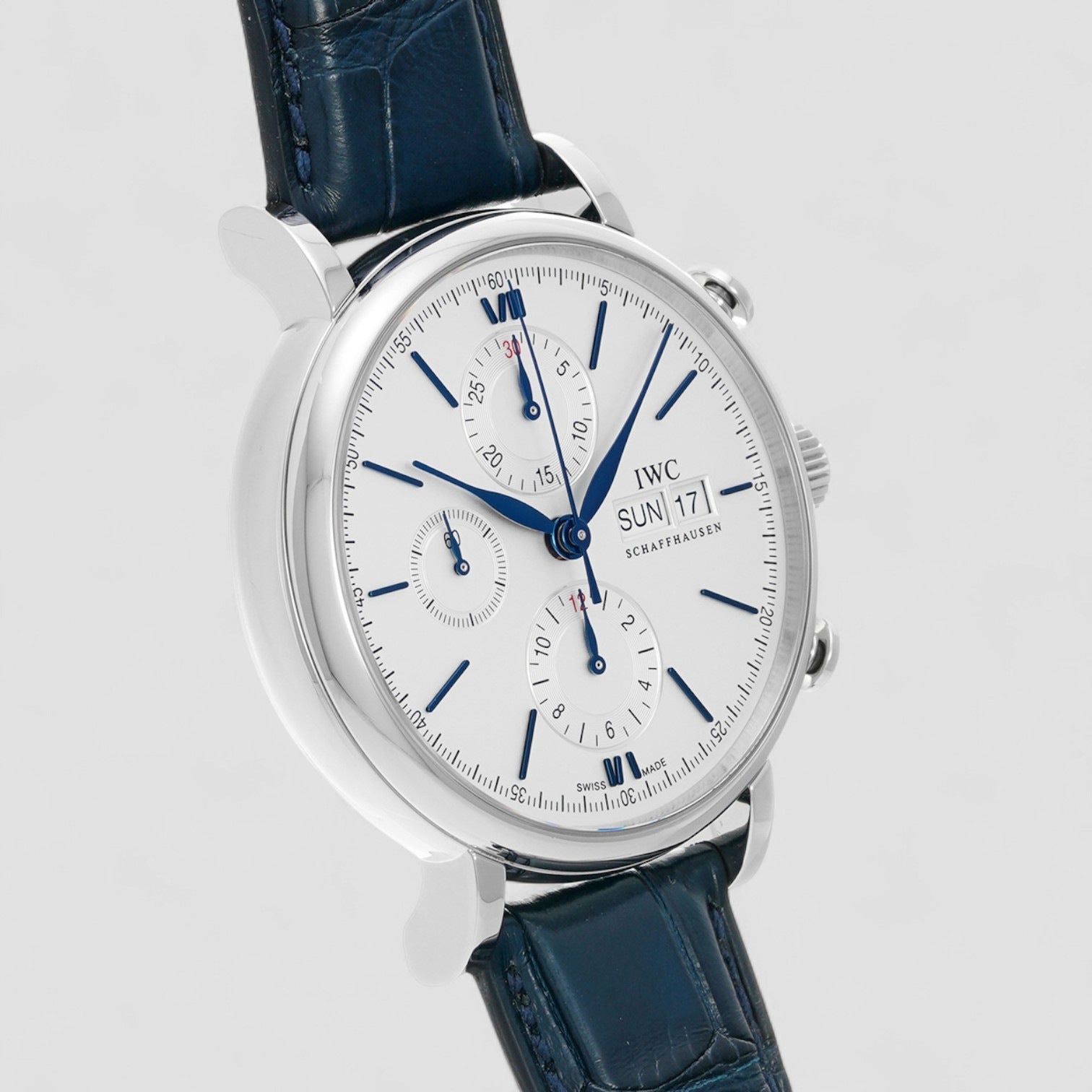 Portofino Chronograph Automatic White Dial Men's Watch