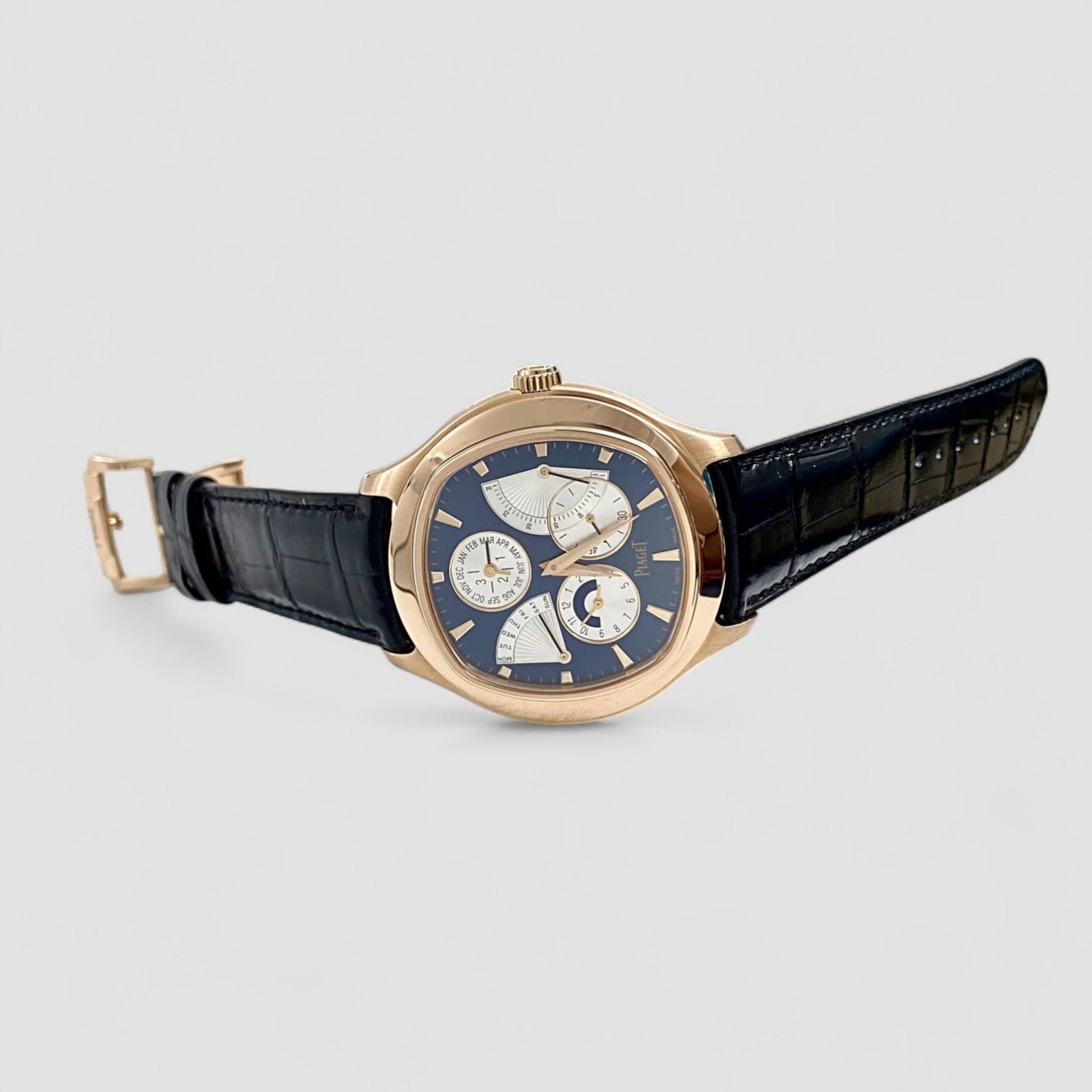 Emperador Coussin Perpetual Calendar Pink Gold