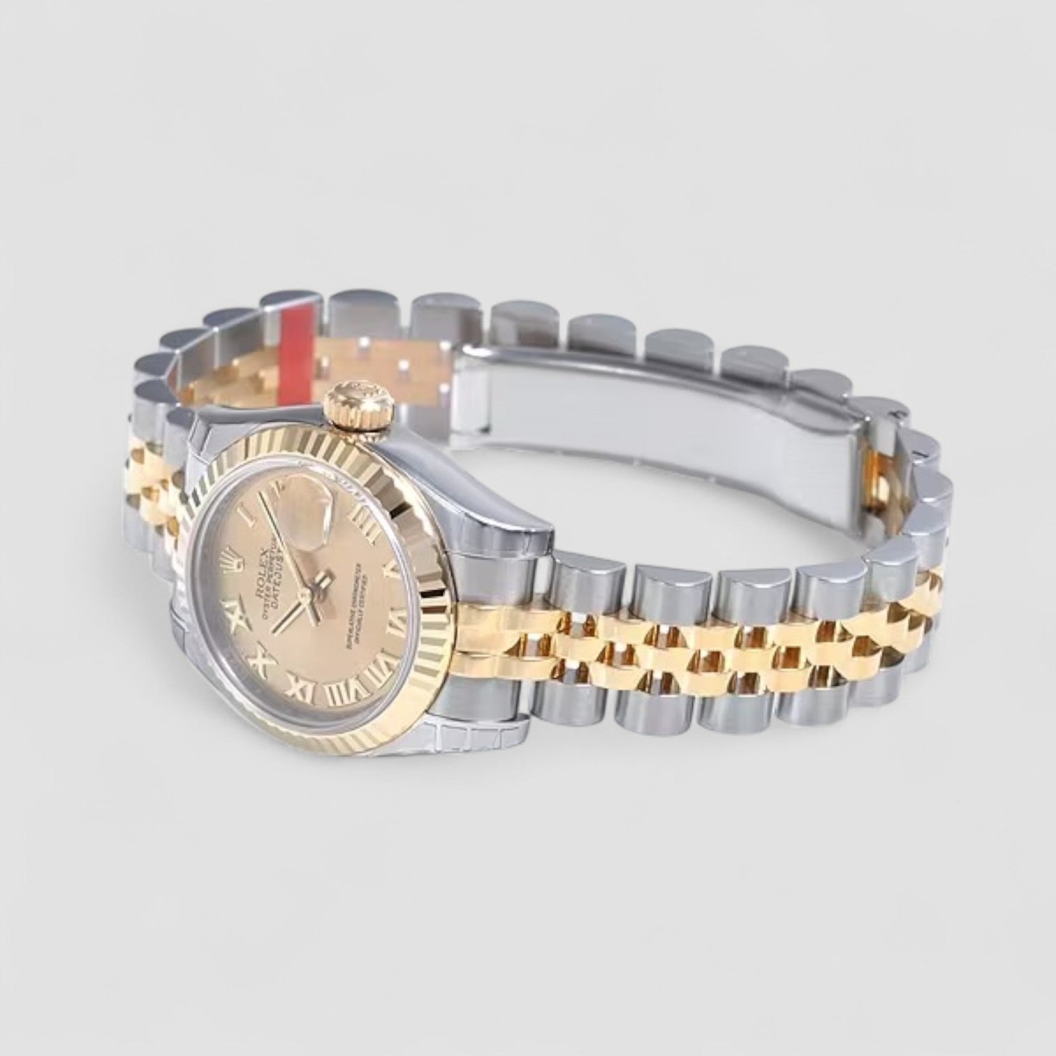 Lady-Datejust 26 Champagne Roman Numeral Jubilee Bracelet Watch