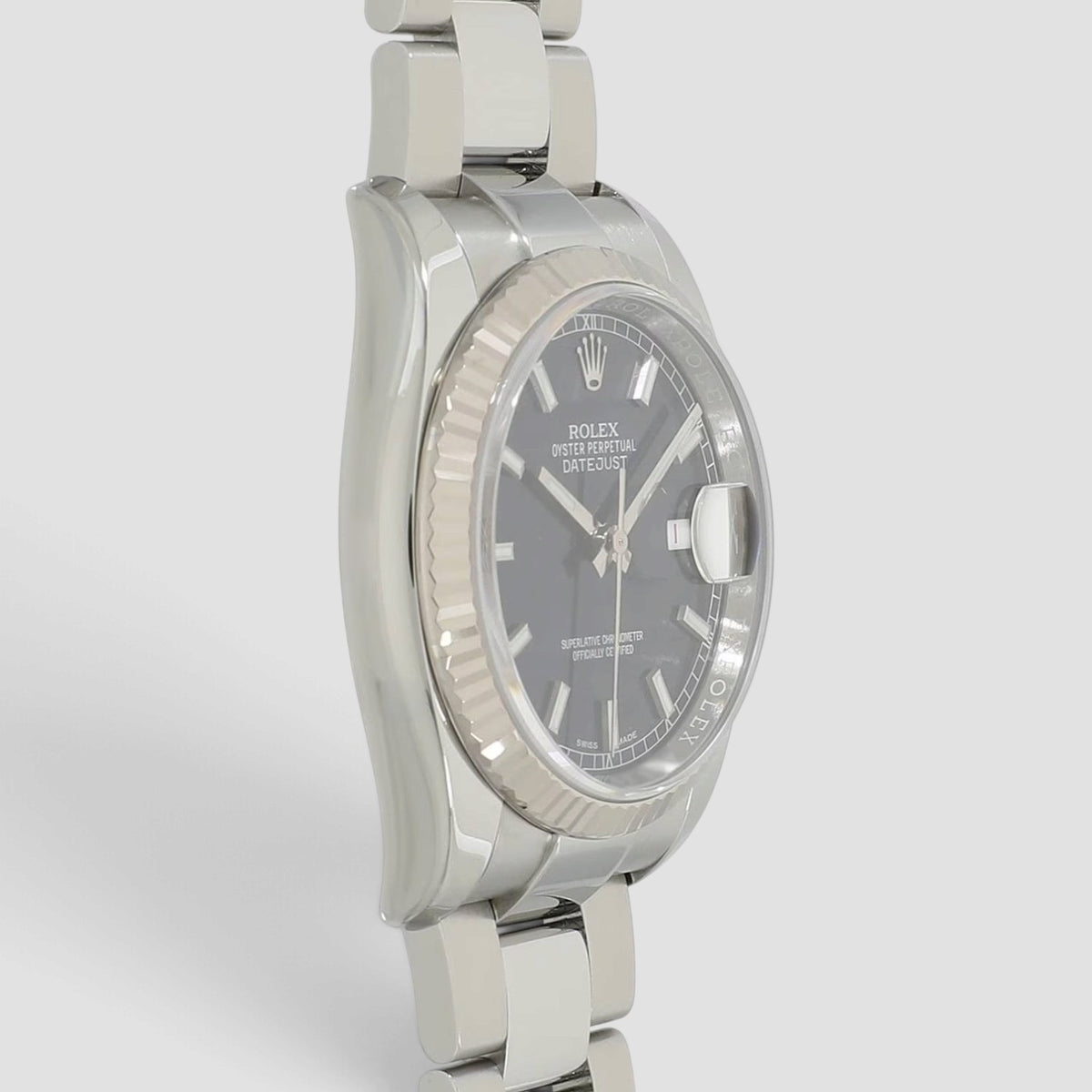Datejust 36 Blue Index Dial Roulette Date