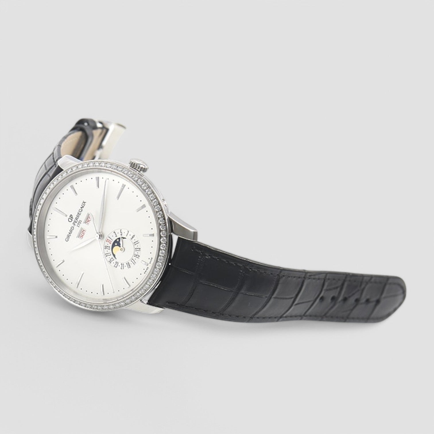 GP 1966 Full Calendar Automatic Diamond Men's Watch