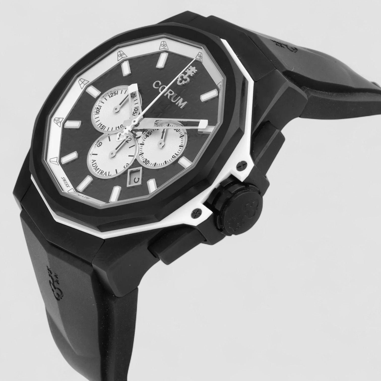 Admiral AC-One 45 Chronograph Black Dial Automatic Men's Watch