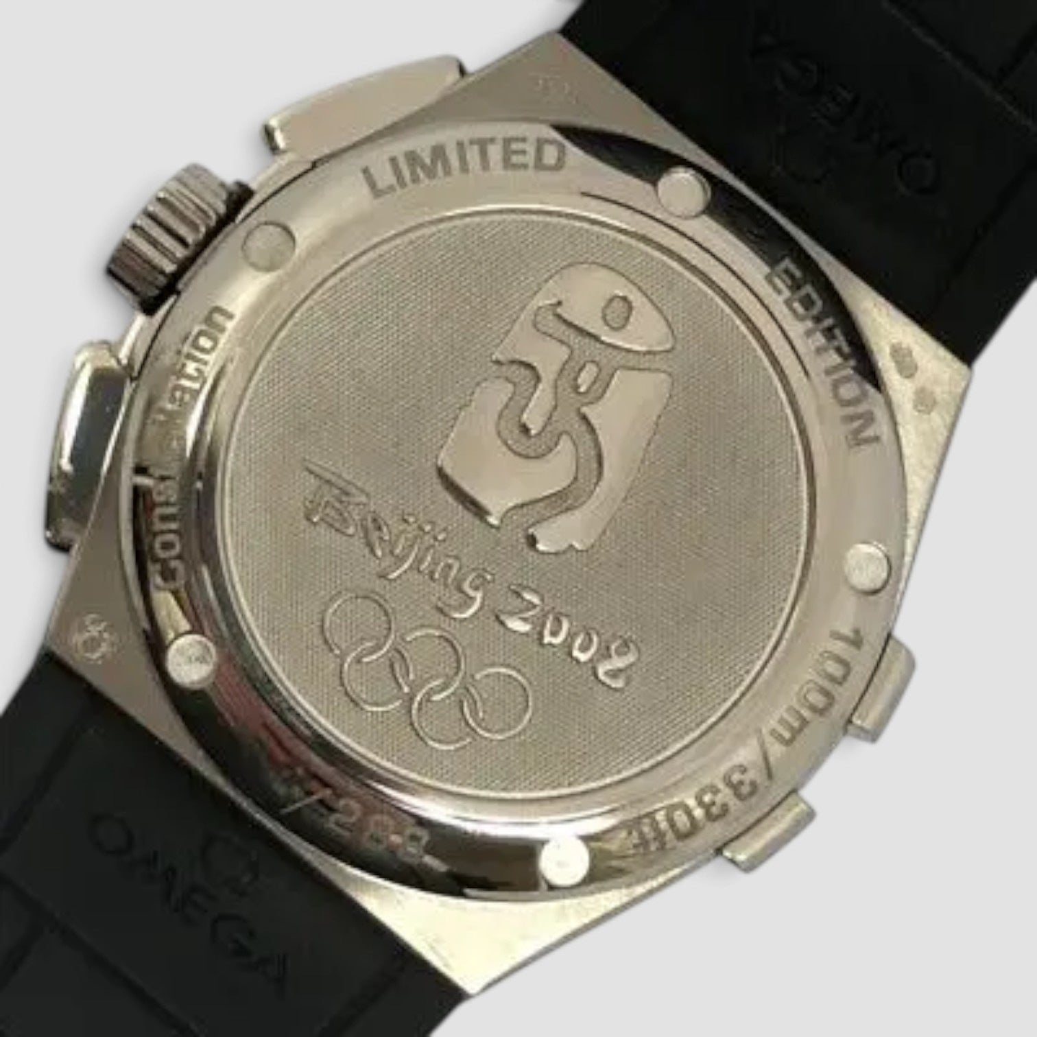 Constellation Double Eagle Chronograph 35mm White Gold Diamond Bezel