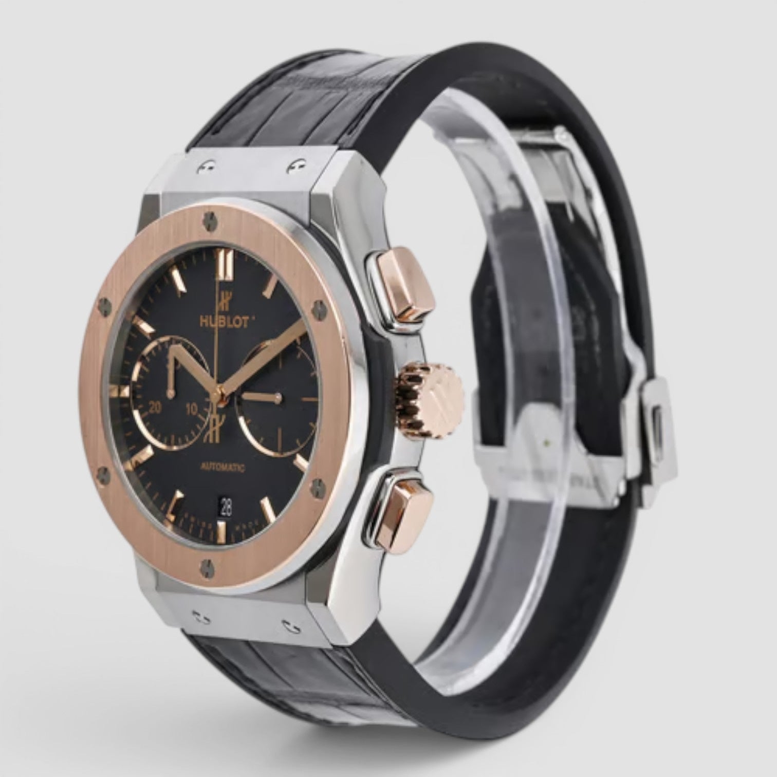 Classic Fusion Chronograph 45mm Titanium & Rose Gold