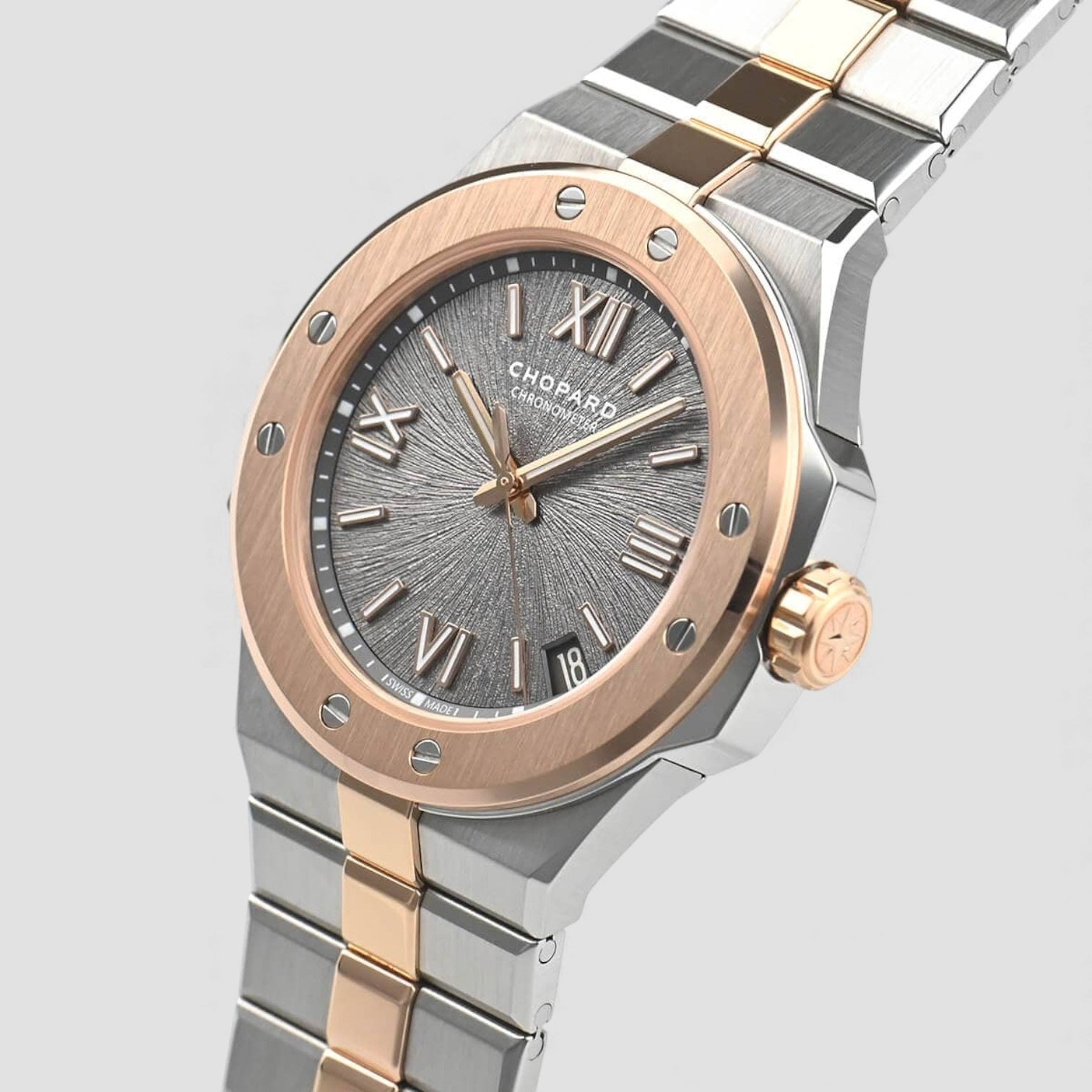 Alpine Eagle 41 SS / 18K Rose Gold Gray Dial