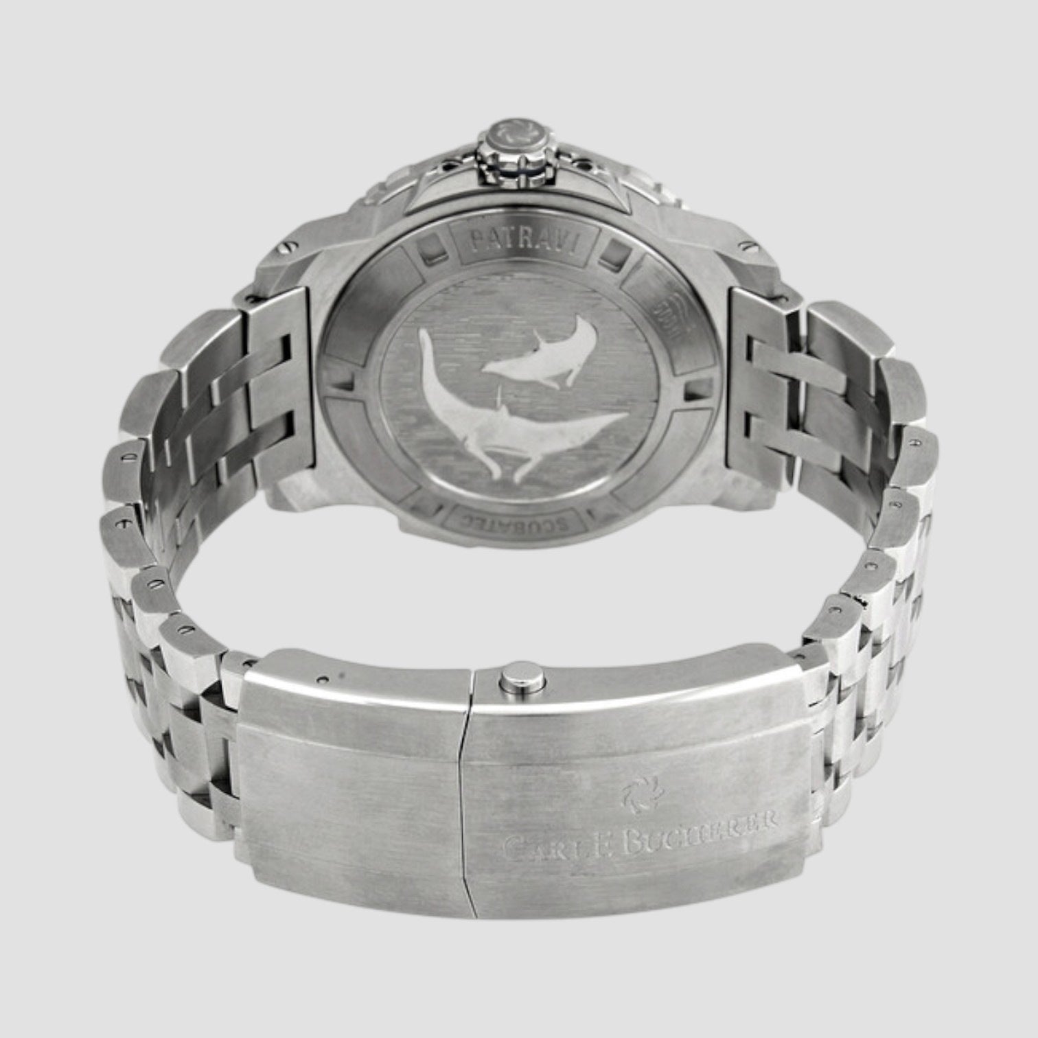 Patravi ScubaTec White Dial Batman Bezel Men's Watch