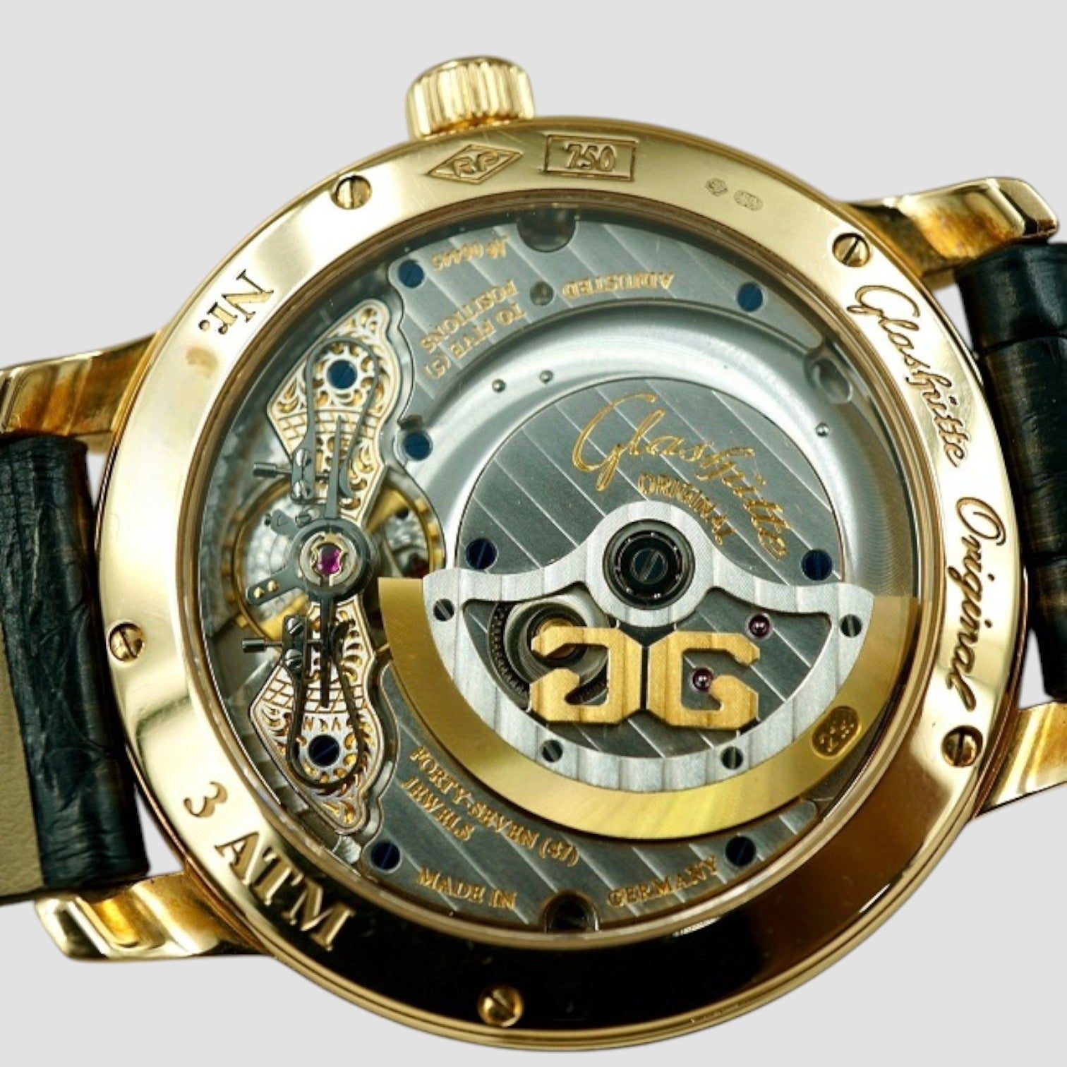 PanoMaticLunar XL 18K RG Black Dial