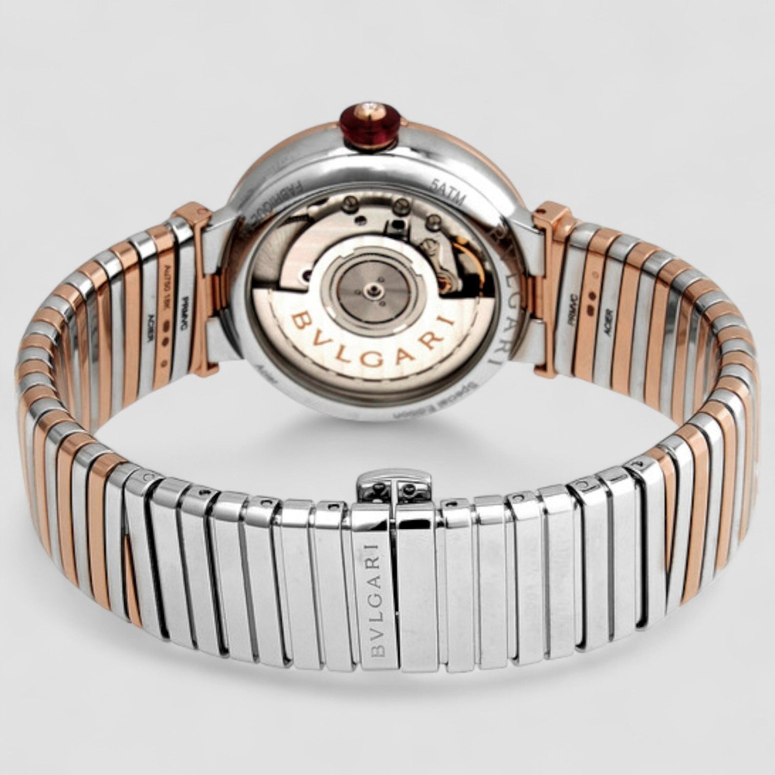 Lucea Automatic Diamond Red Dial Ladies Watch