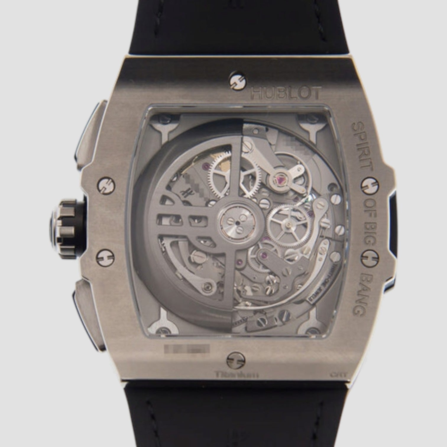 Spirit of Big Bang Chronograph Diamond Silver-tone Dial Men's Watch