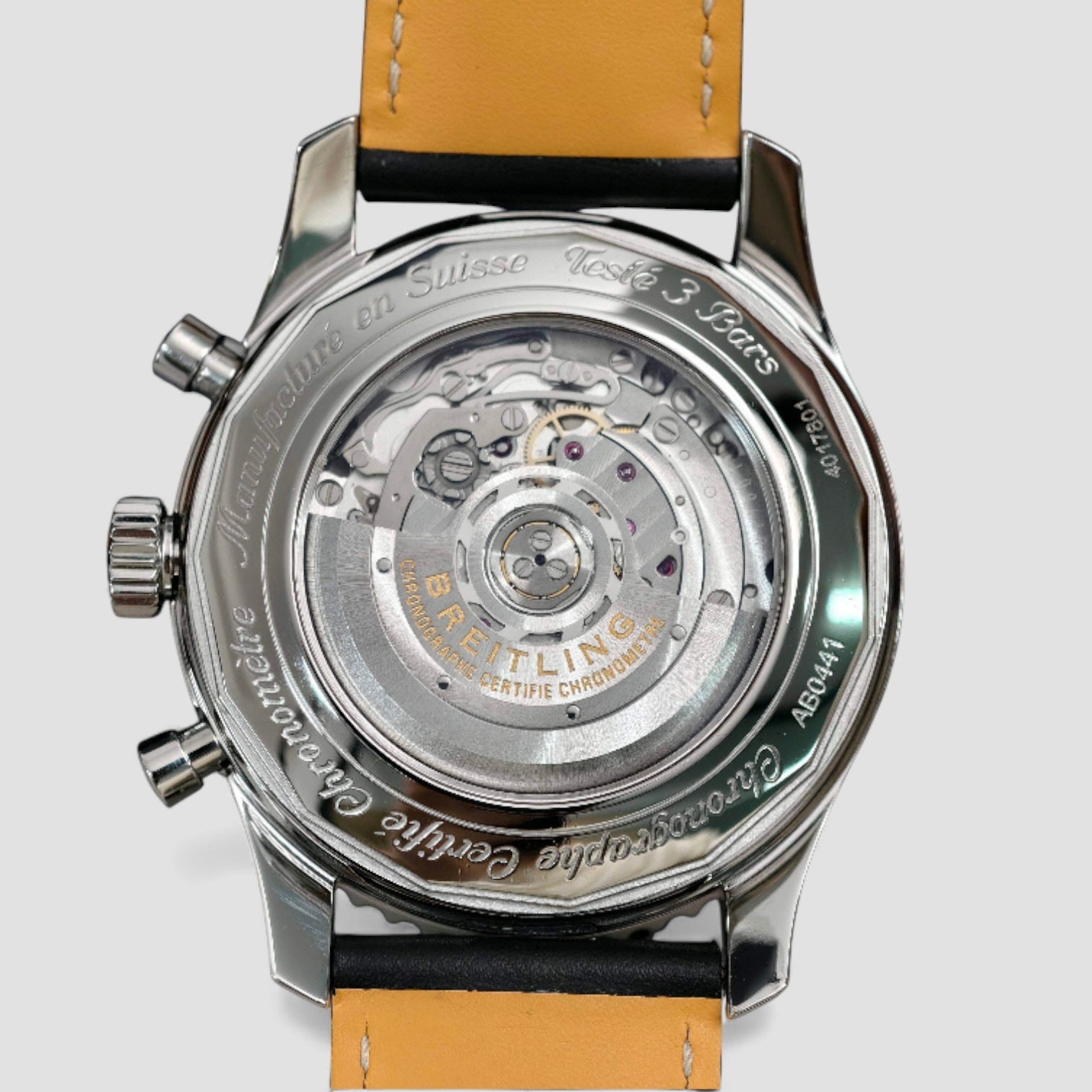 Navitimer GMT Chronograph Automatic Chronometer Silver Dial Men's Watch