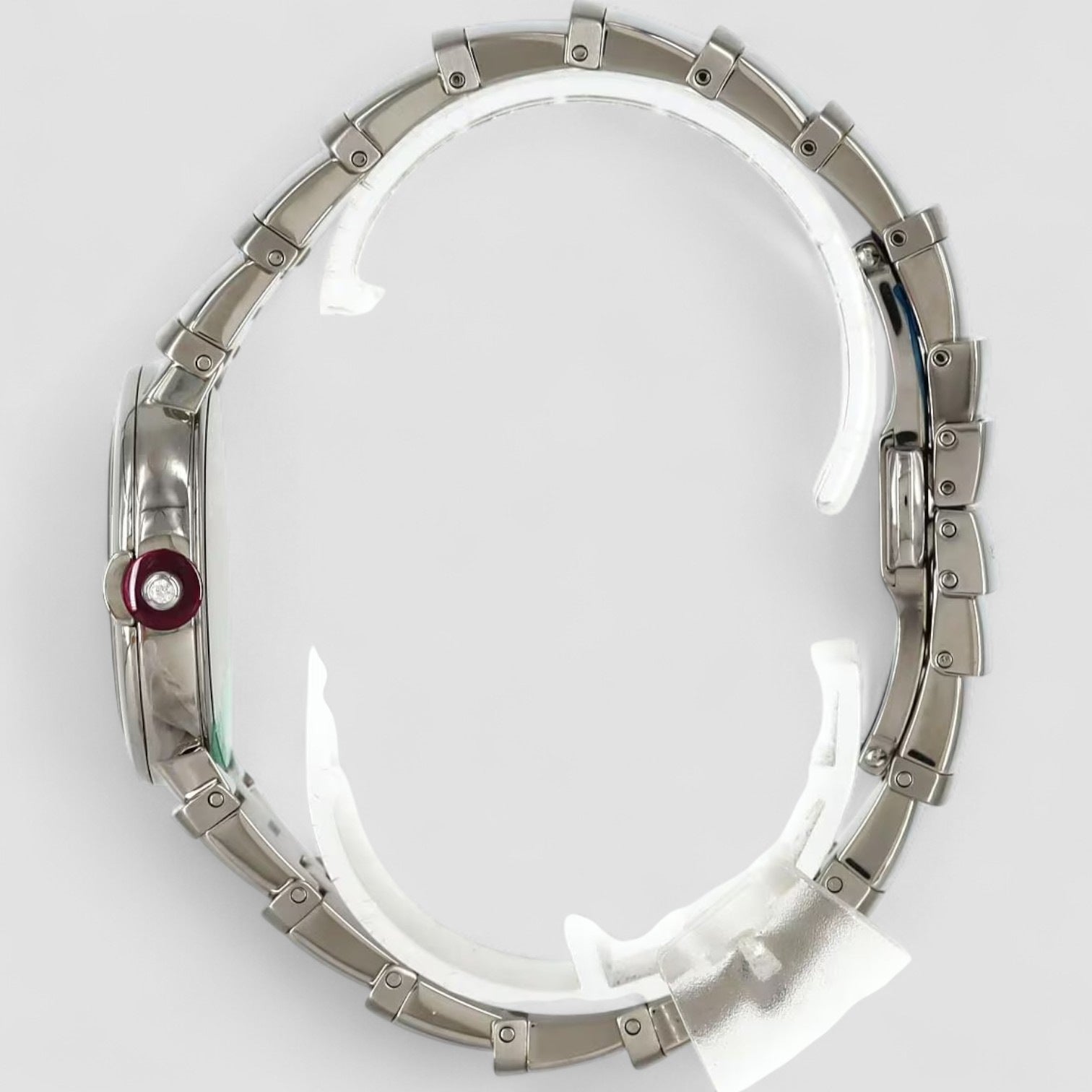 LVCEA Quartz Black Dial Steel Ladies Watch