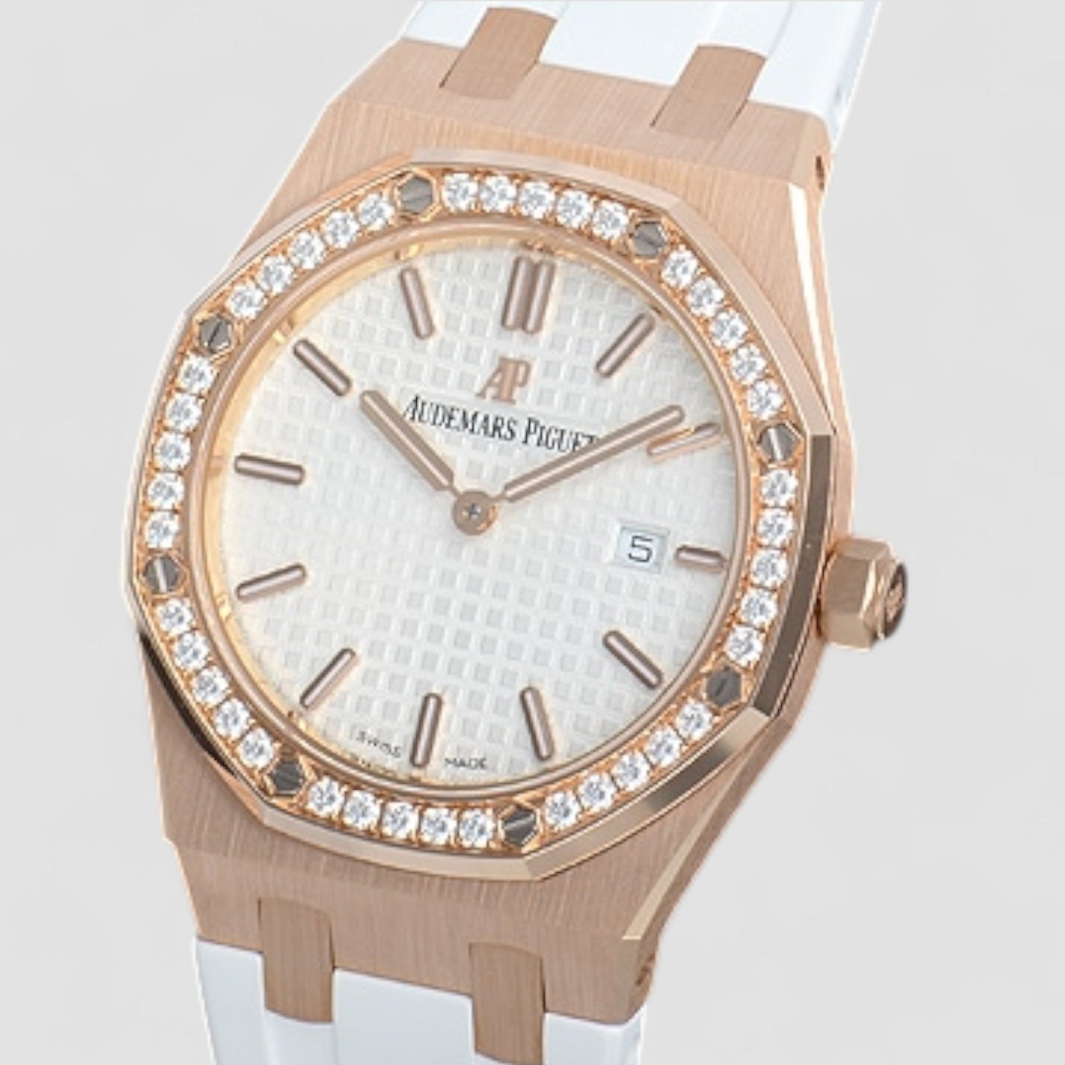 Royal Oak Ladies Quartz Rose Gold