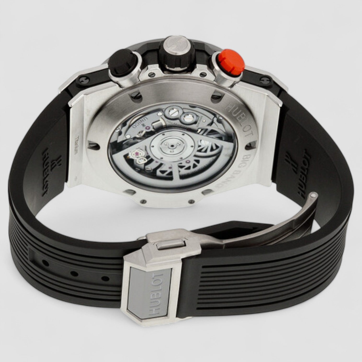 Big Bang Unico Bi-Retrograde Mat Black Dial Titanium Men's Watch