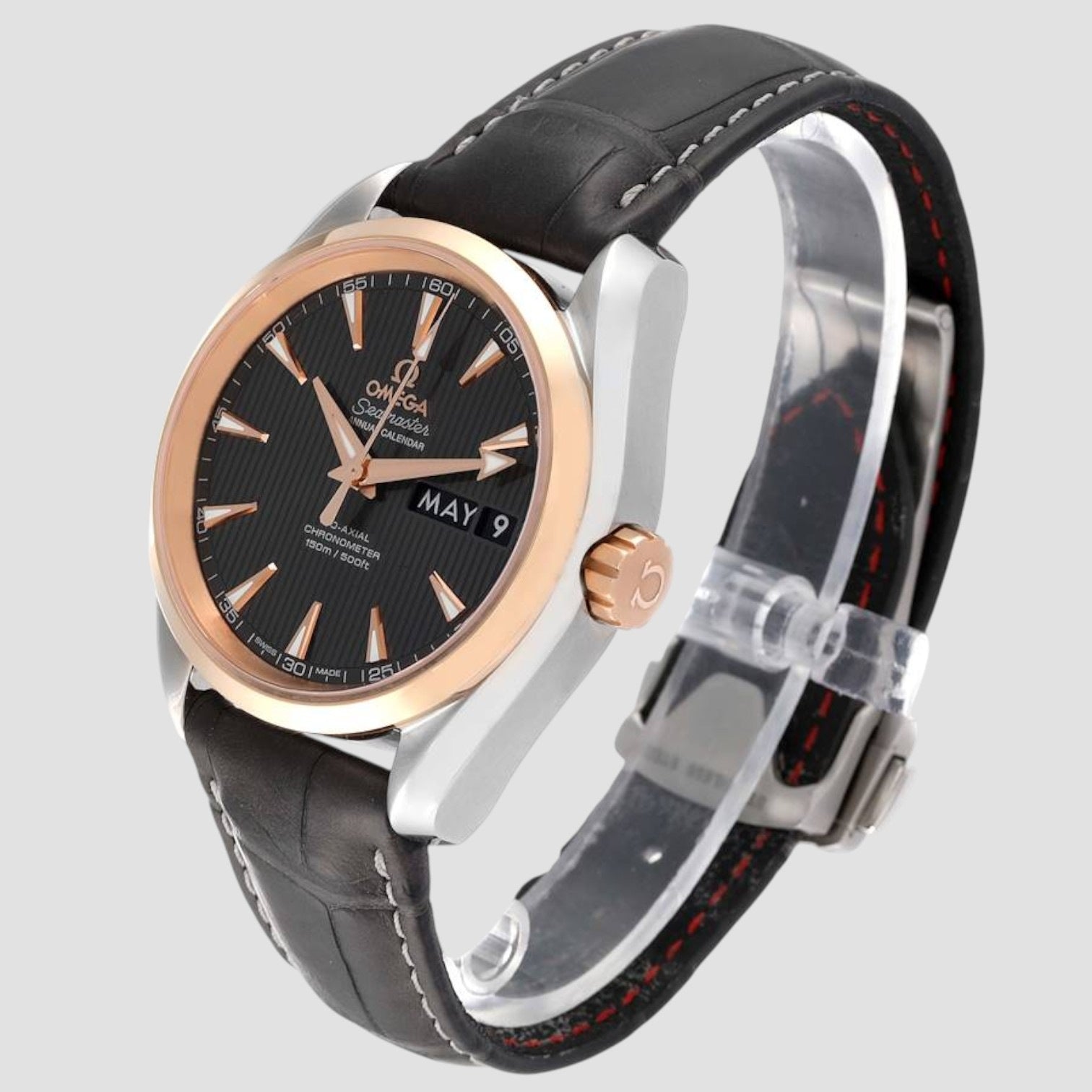 Aqua Terra Annual Calendar Rose Gold Watch