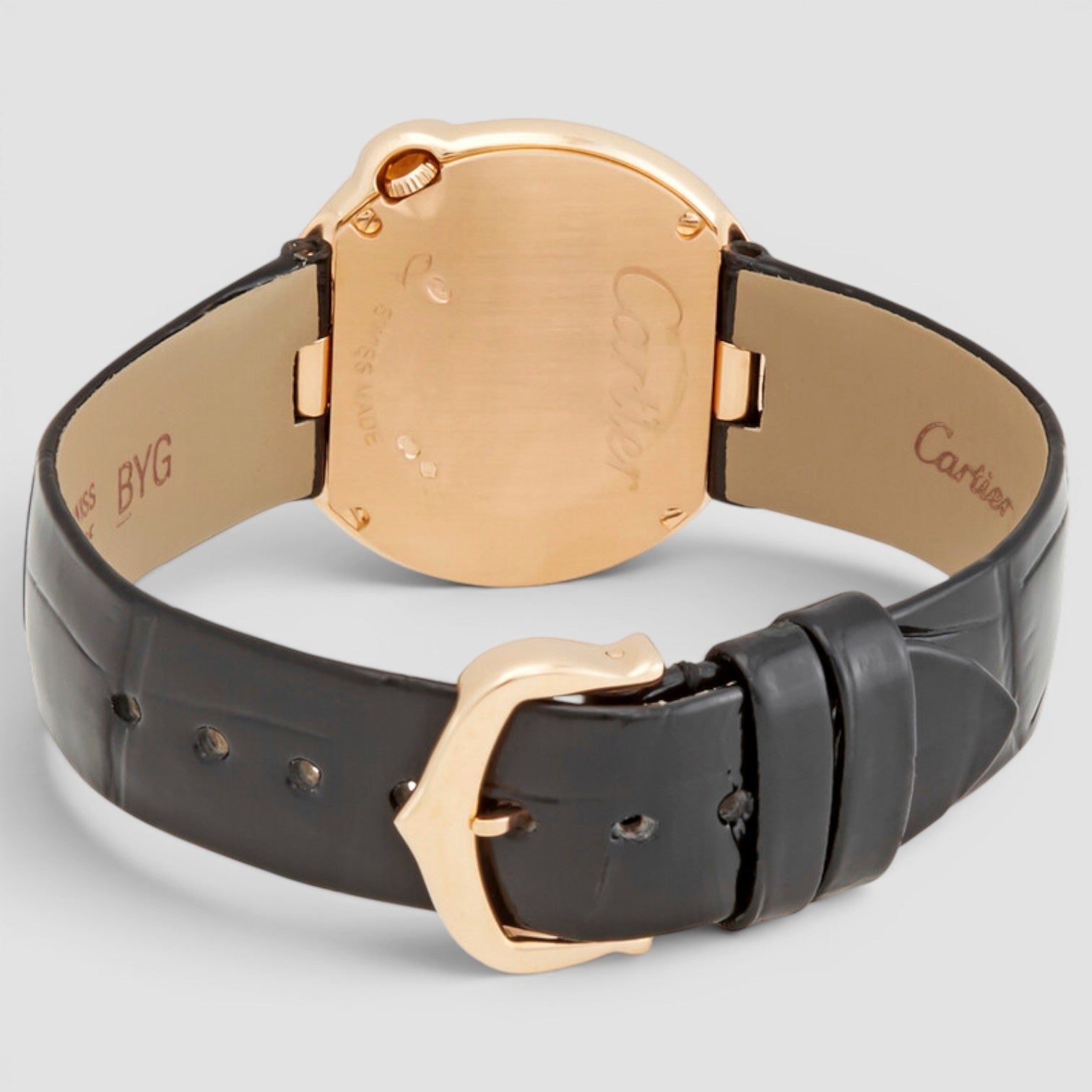 Ballon Blanc de Cartier 30mm 18K Rose Gold Diamond-Set