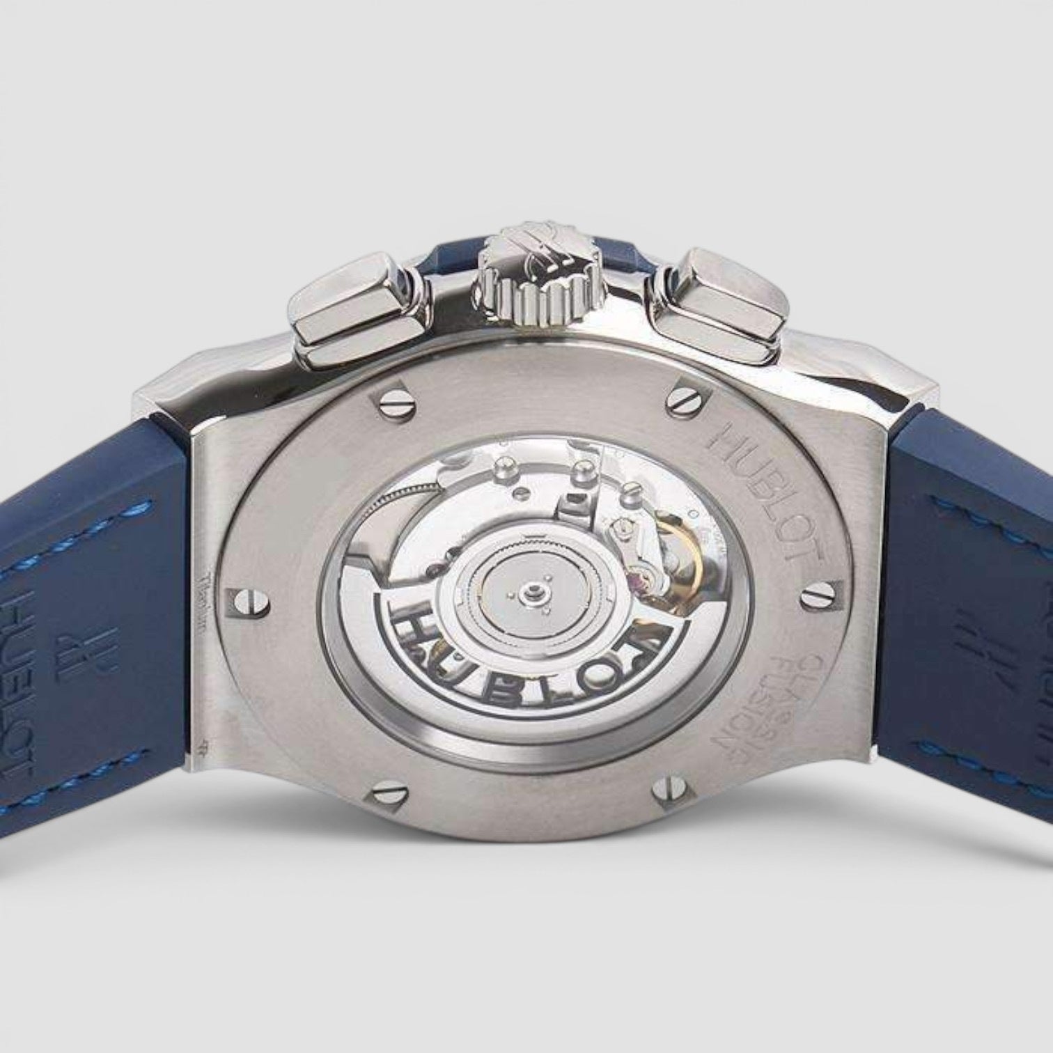 Classic Fusion Blue Chronograph 45mm Titanium Blue Dial