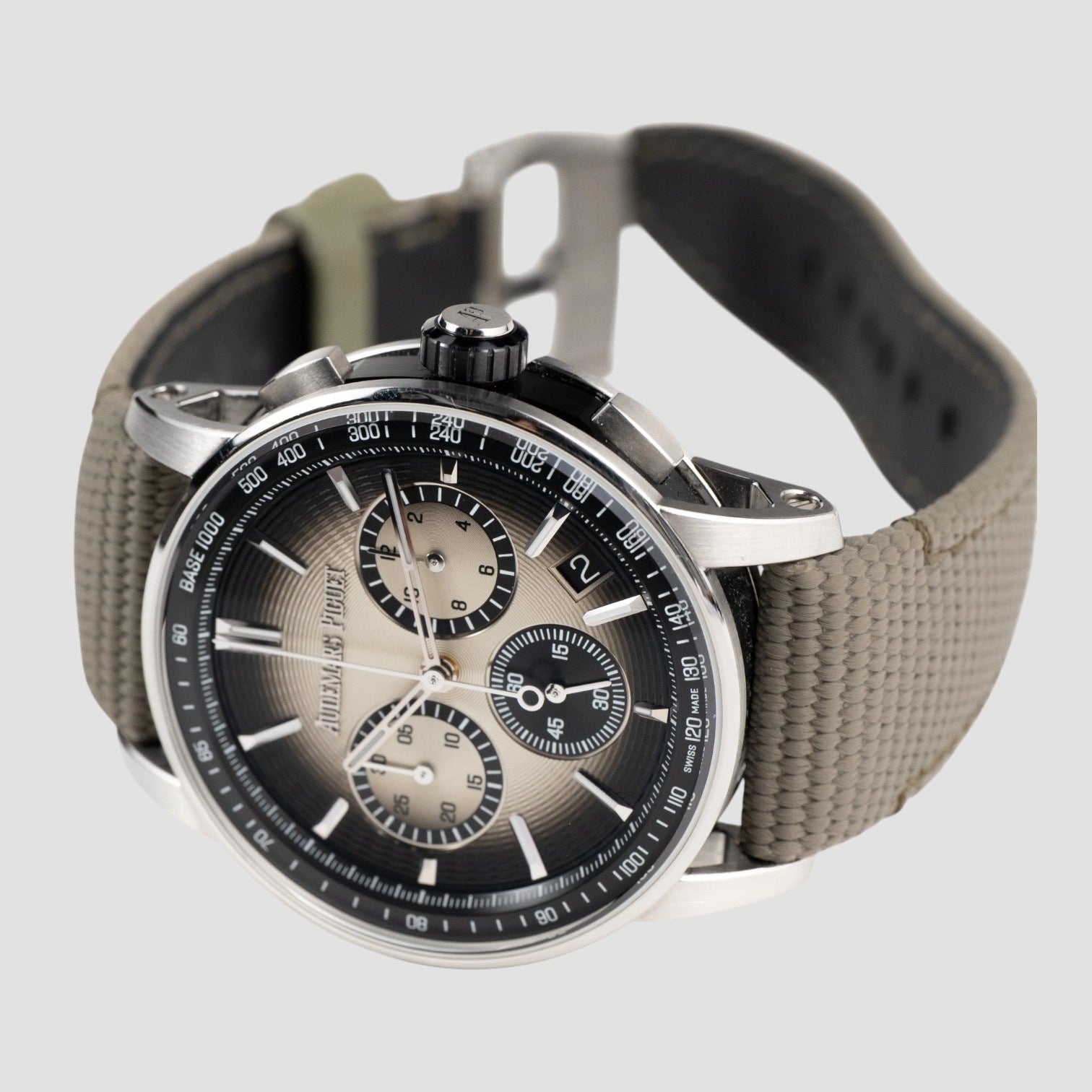 Code 11.59 Chronograph Stainless Steel Black Ceramic Beige Dial