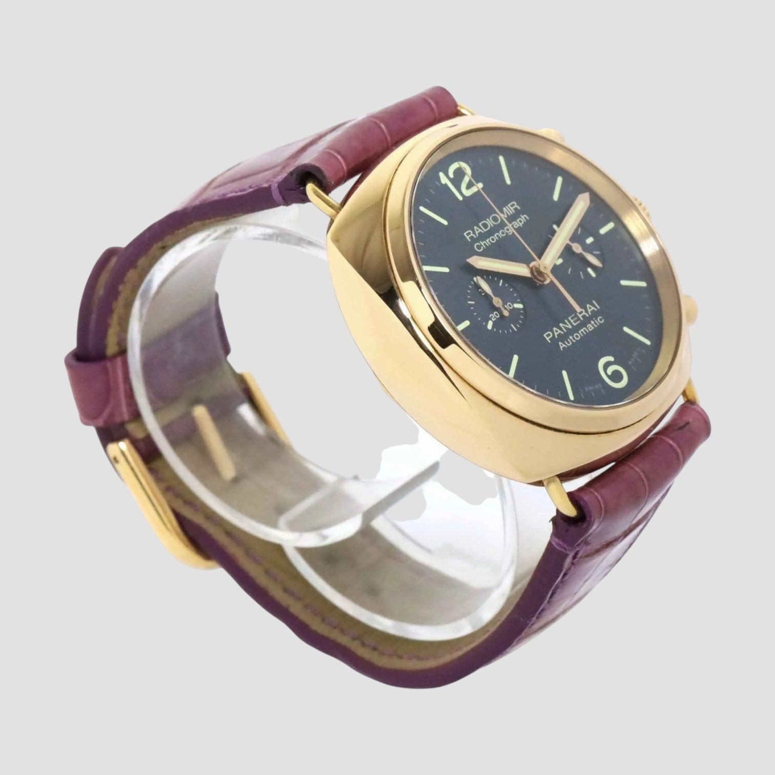 Radiomir Chronograph Goldtech 42mm Sunburst Blue Dial