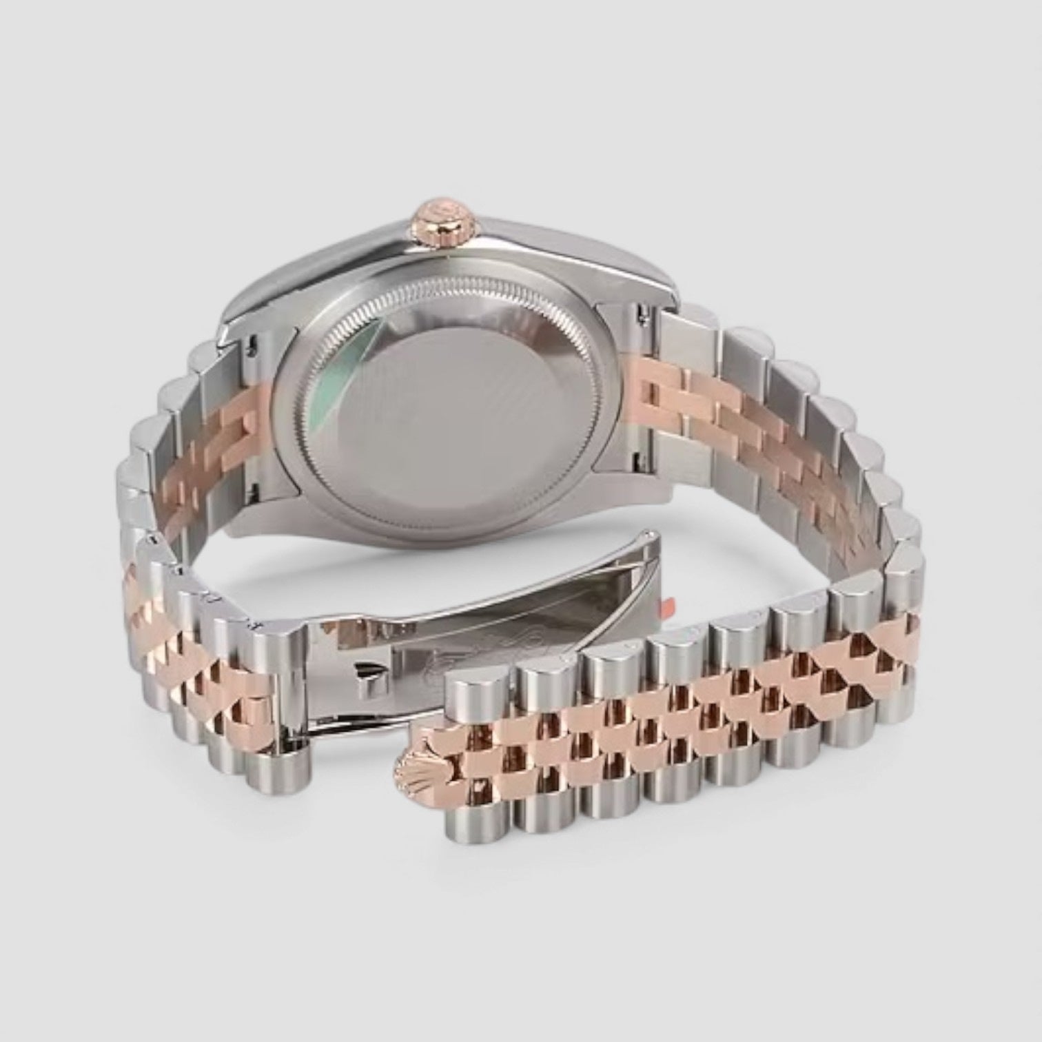Datejust 36mm Dial Steel Rose Gold Diamond Unisex Watch