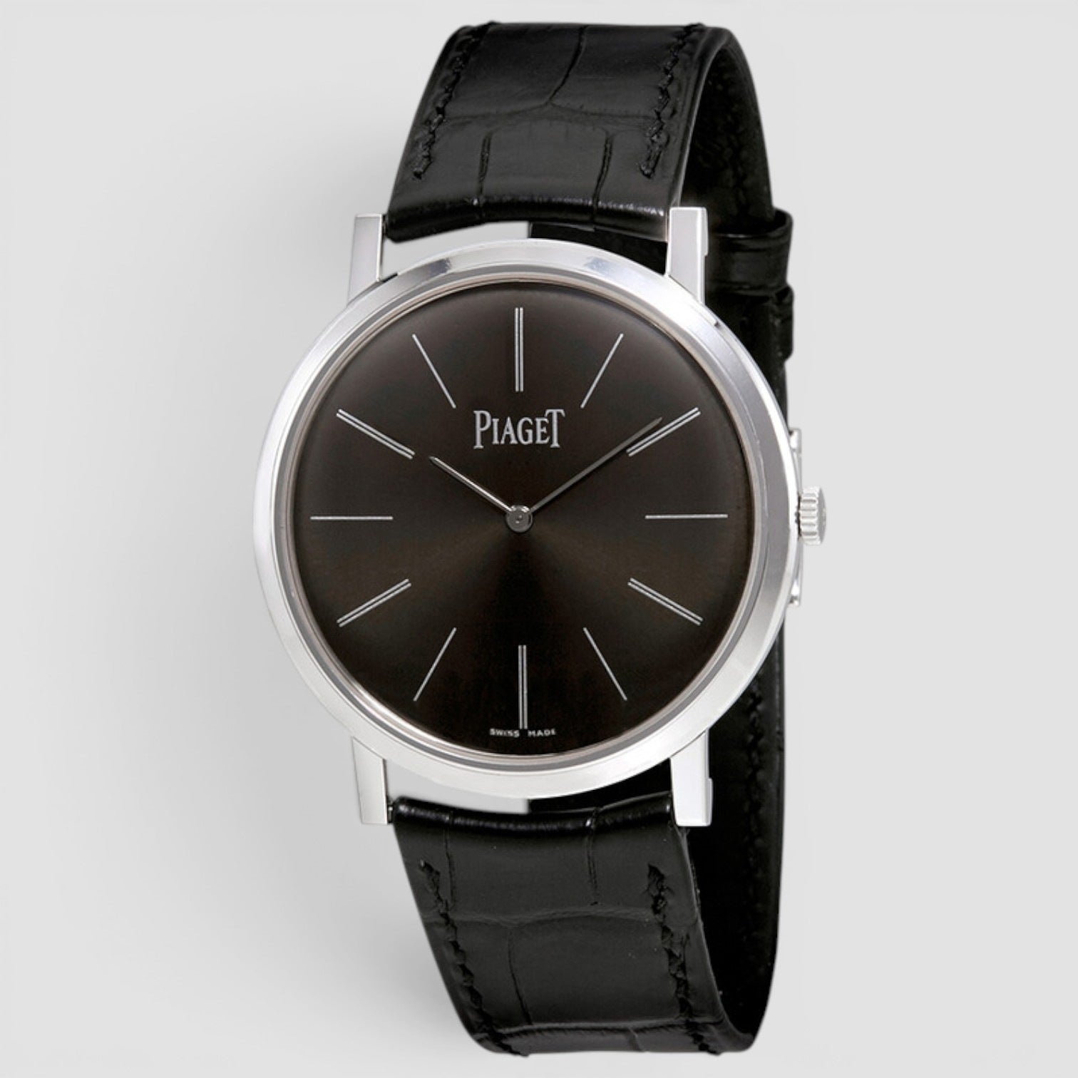 Altiplano 38mm 18K White Gold Black Dial