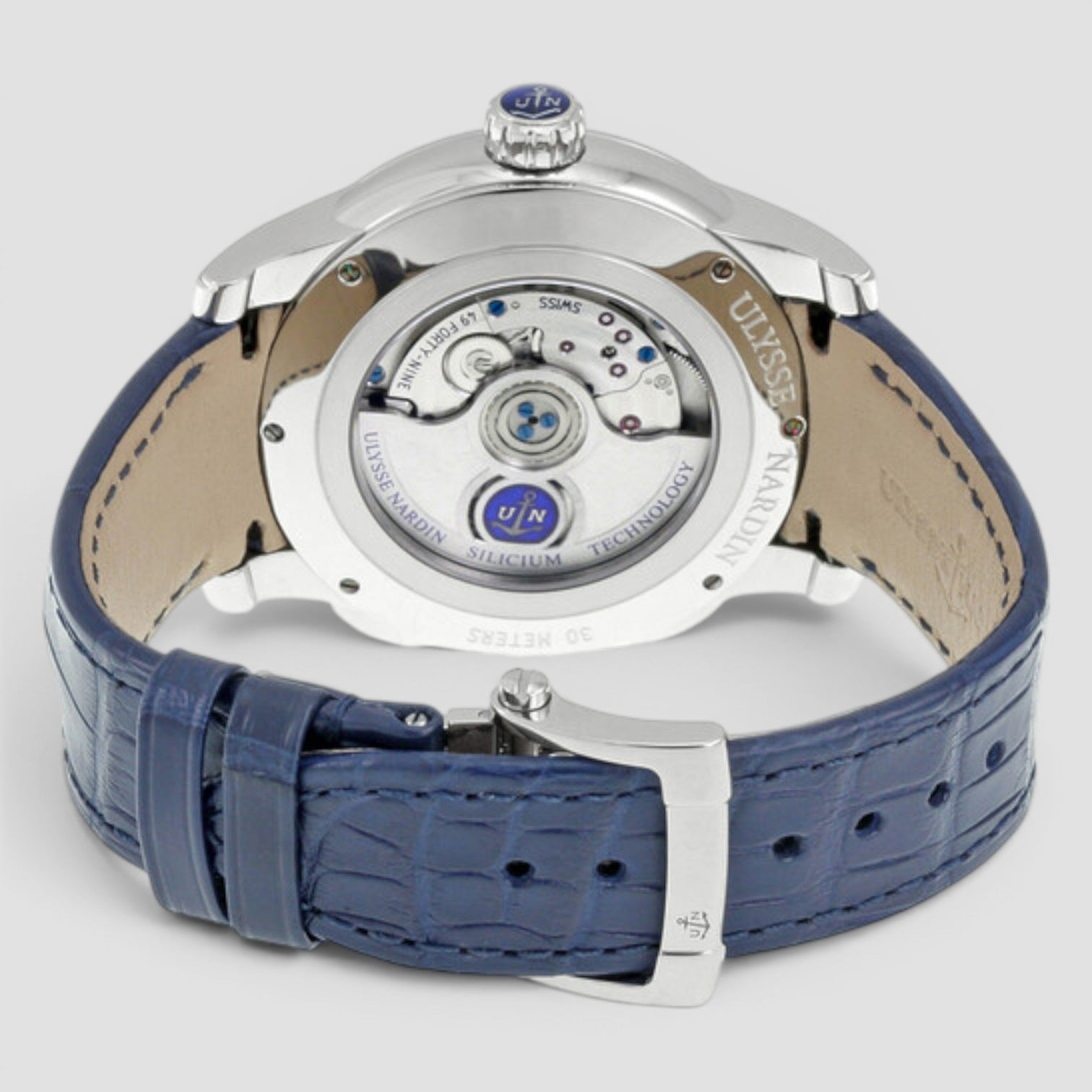 Dual Time Automatic Blue Dial Men's Watch 42mm