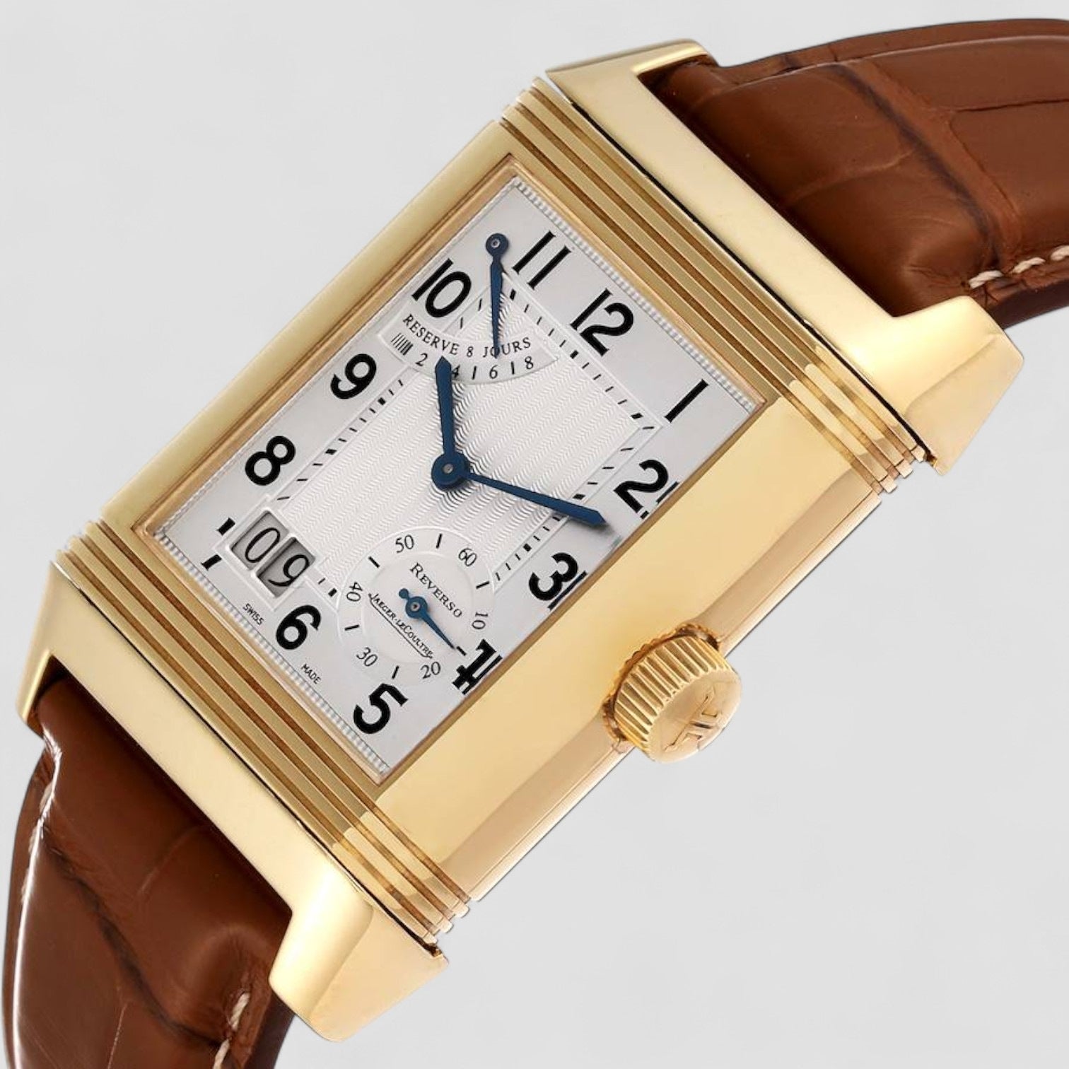 Reverso Grande Date Power Reserve 18K Yellow Gold Manual Wind