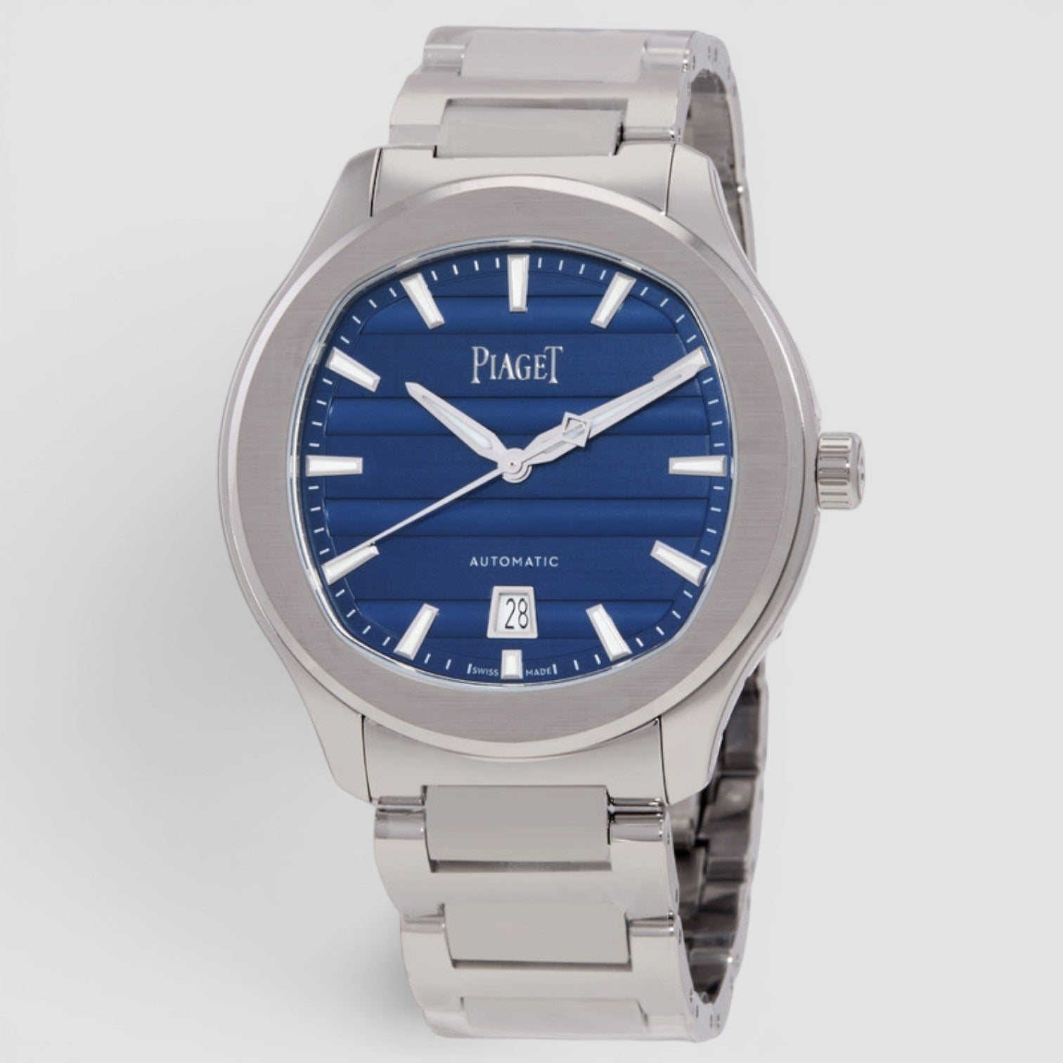 Polo Signature Date 42mm Stainless Steel Blue Dial