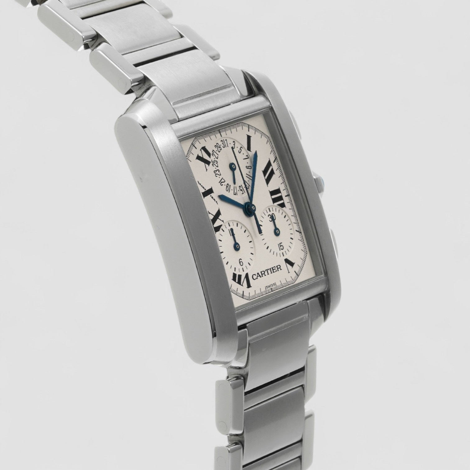 Tank Francaise Chronoflex Quartz Chronograph SS