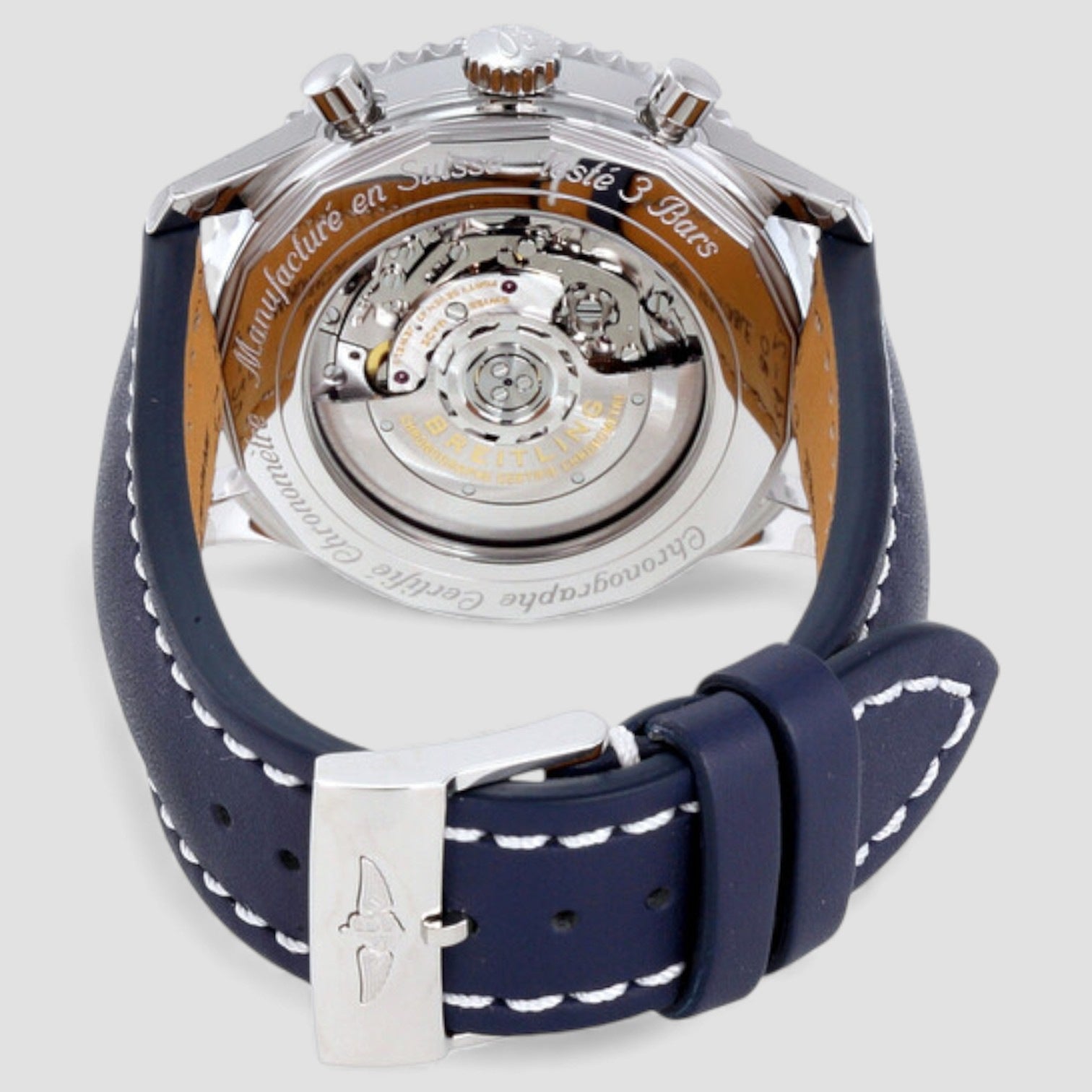 Navitimer 01 Chronograph Automatic Blue Dial Men's Watch