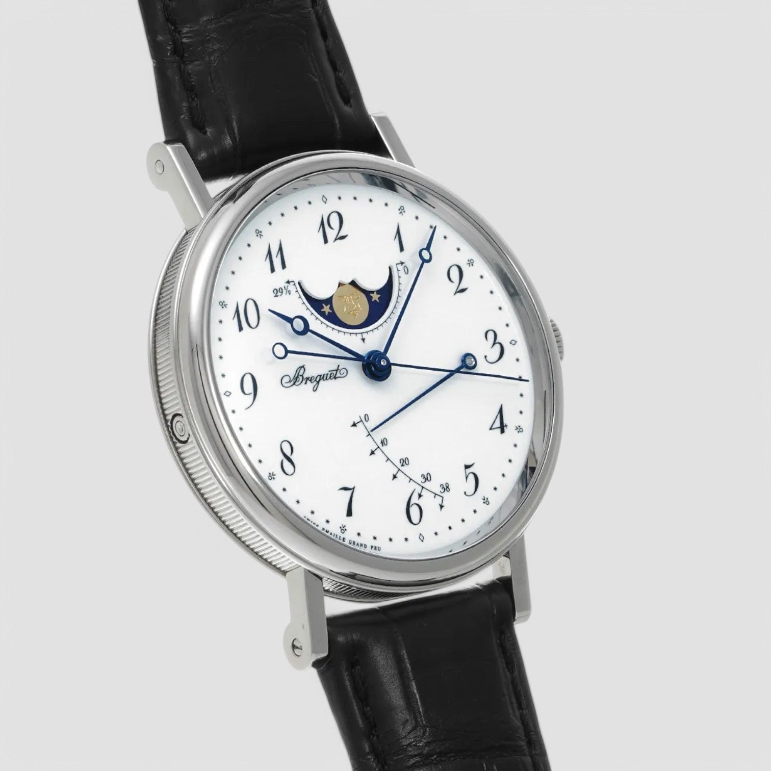 Classique Moonphase 18K White Gold