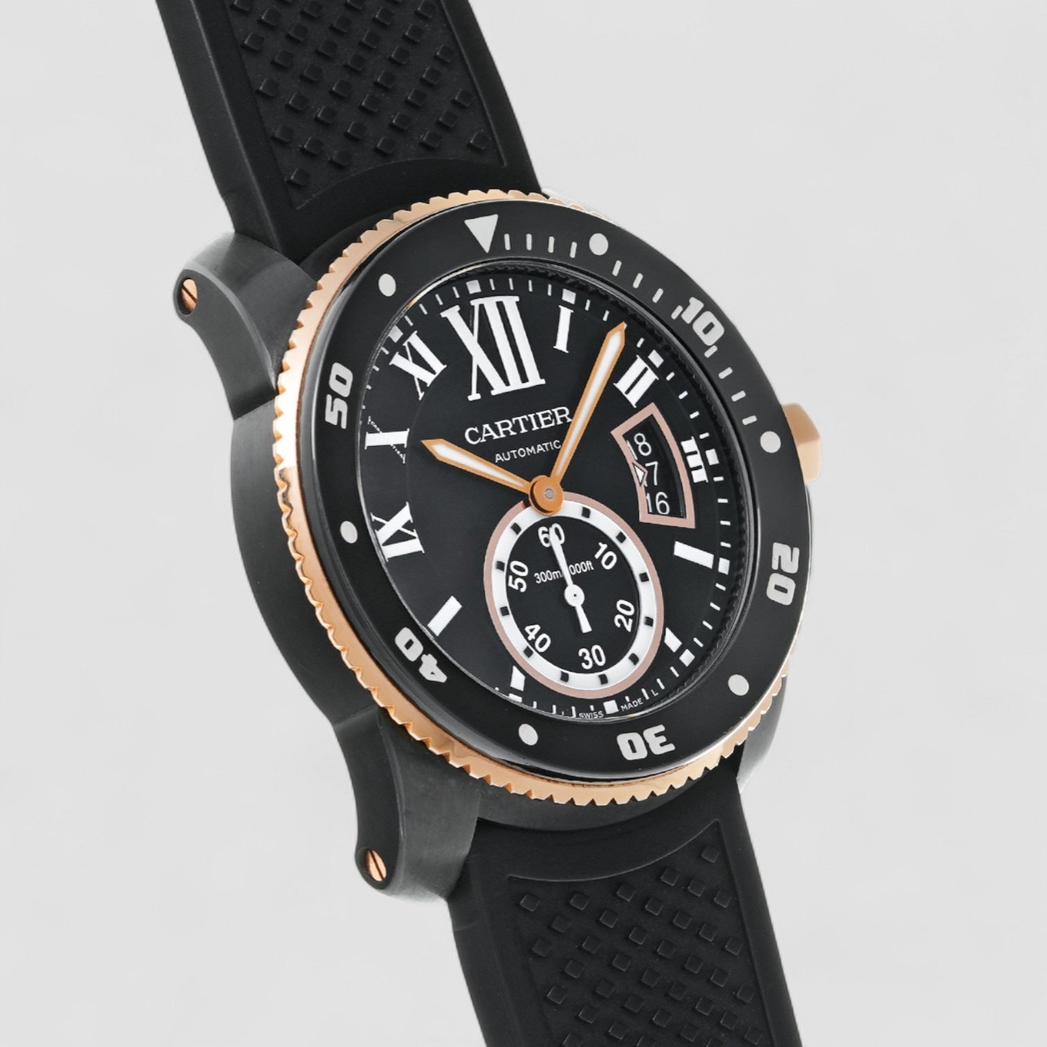 Calibre De Cartier Diver Automatic SS / 18K Rose Gold