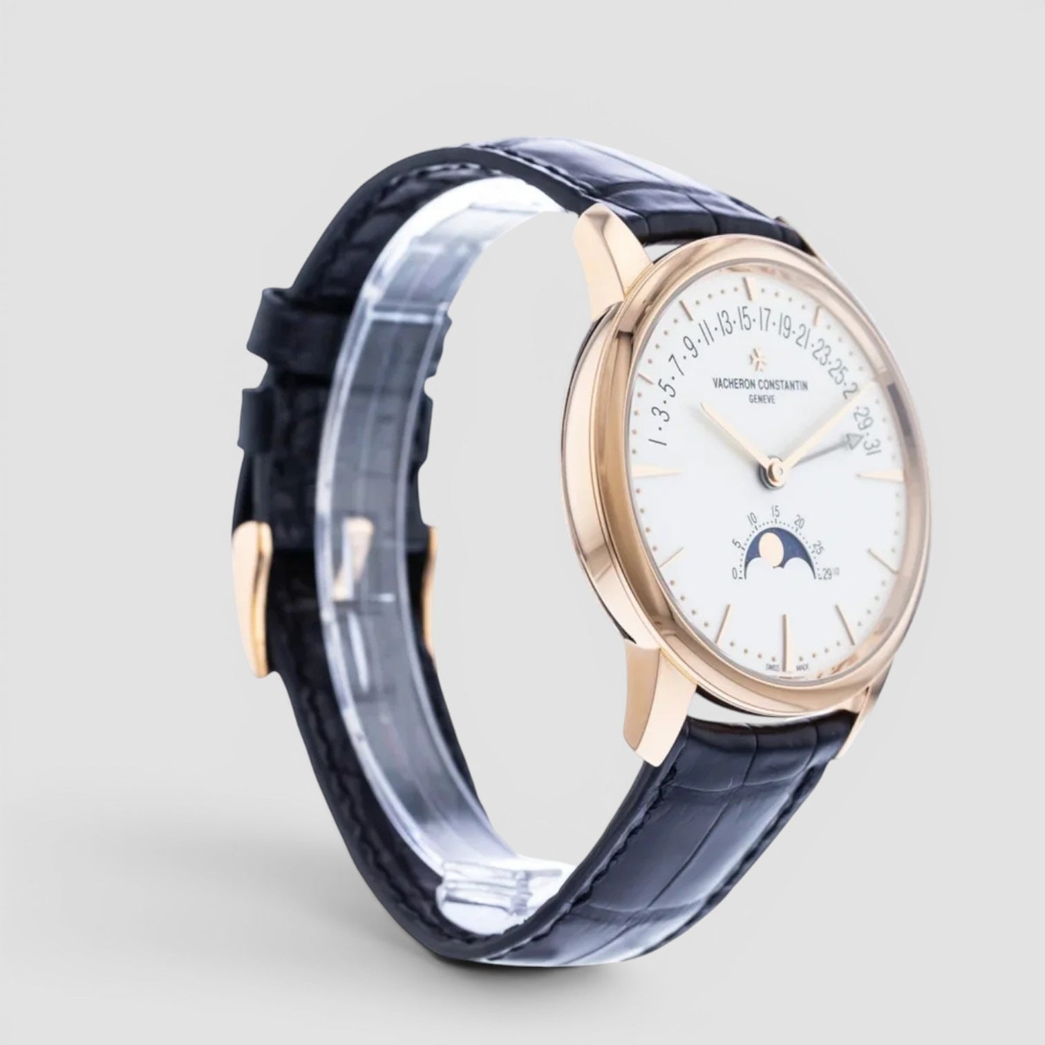 Patrimony 42.5mm Rose Gold Silver Dial