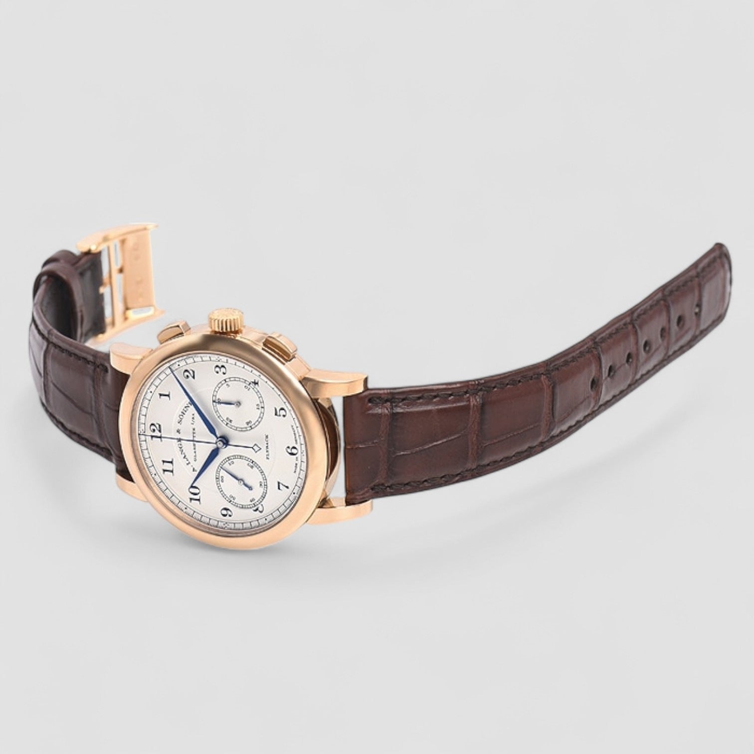 1815 Chronograph 18K Rose Gold Silver Dial