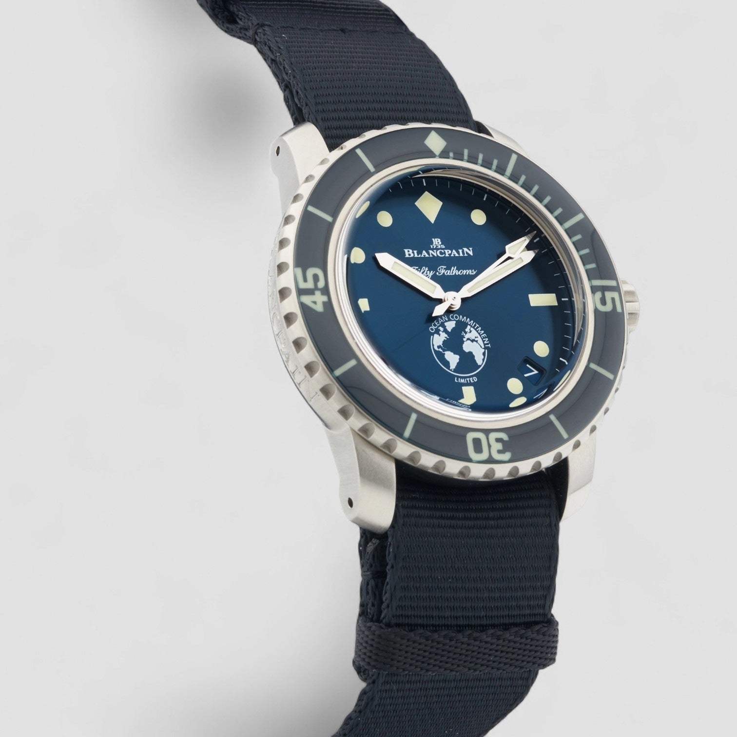 Fifty Fathoms Ocean Commitment III Limited Edition Blue Dial
