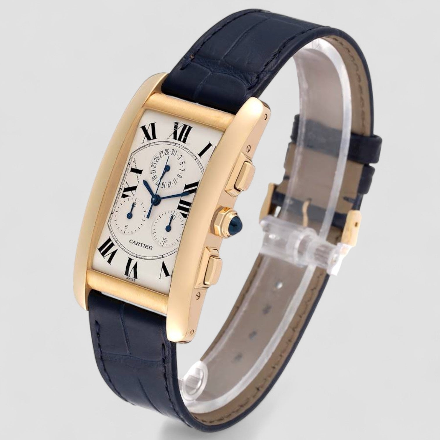 Tank Americaine Chronograph 18K Yellow Gold