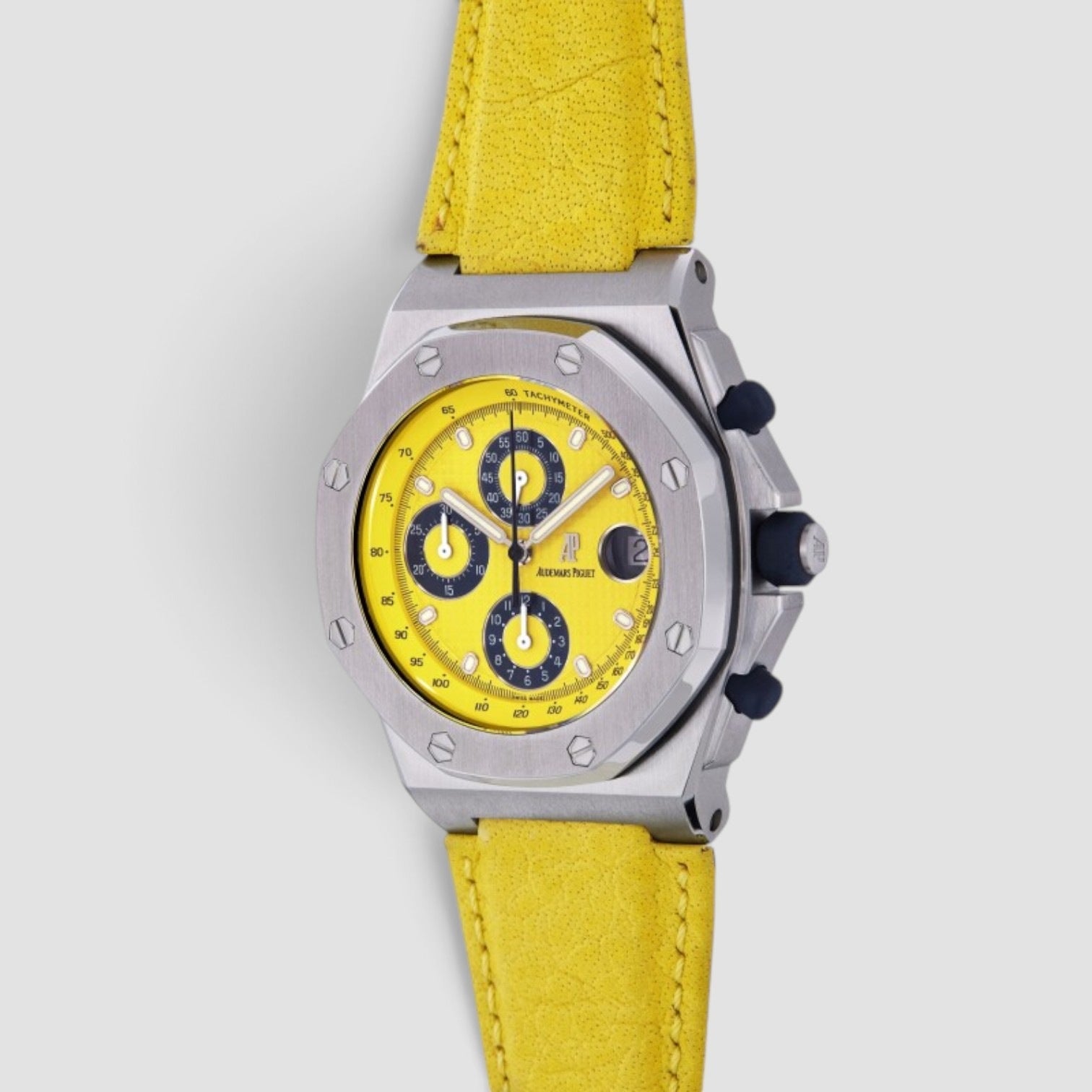 Royal Oak Offshore Chronograph 42mm Stainless Steel Yellow Dial
