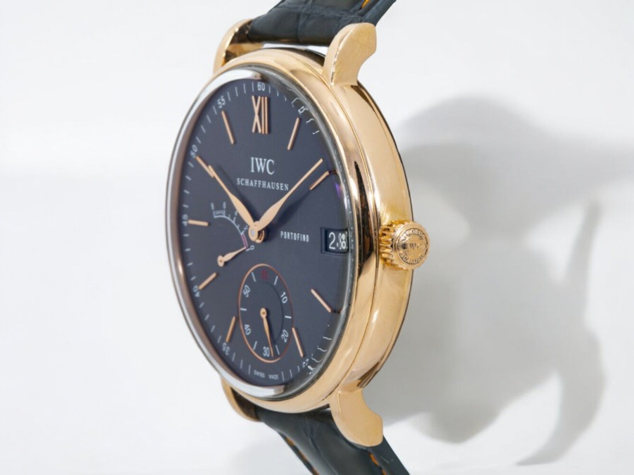 Portfino 18kRose Gold Eight Days Manual 45MM