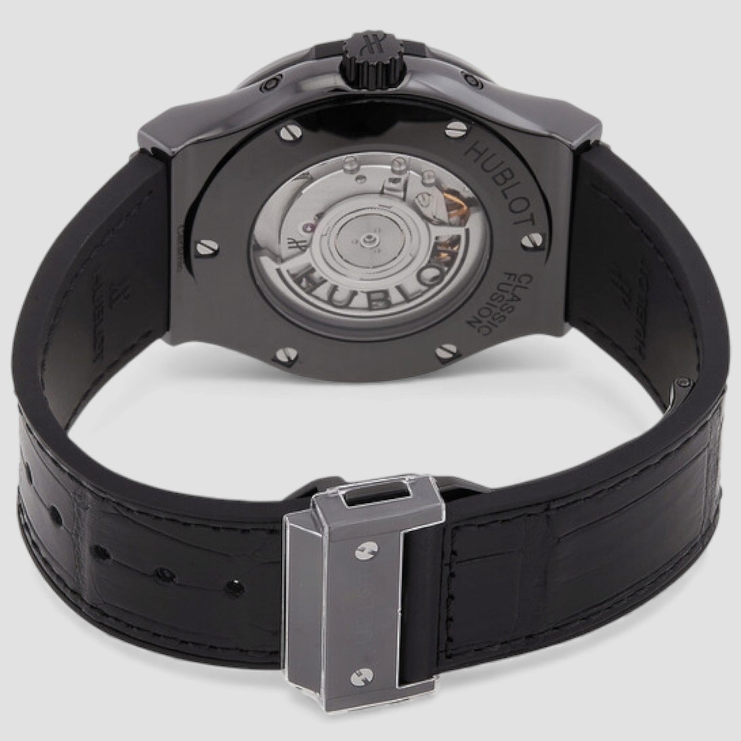 Classic Fusion Aerofusion Moonphase Black Magic Automatic Silver Dial Men's Watch