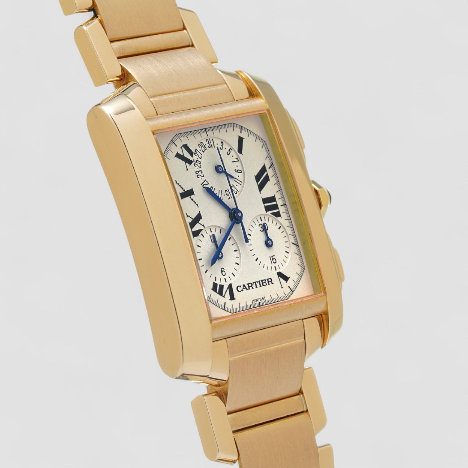 Tank Francaise Chronoflex Quartz Chronograph 18K / 18K