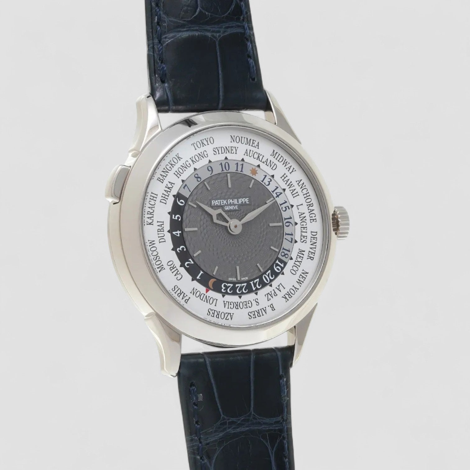 World Time White Gold