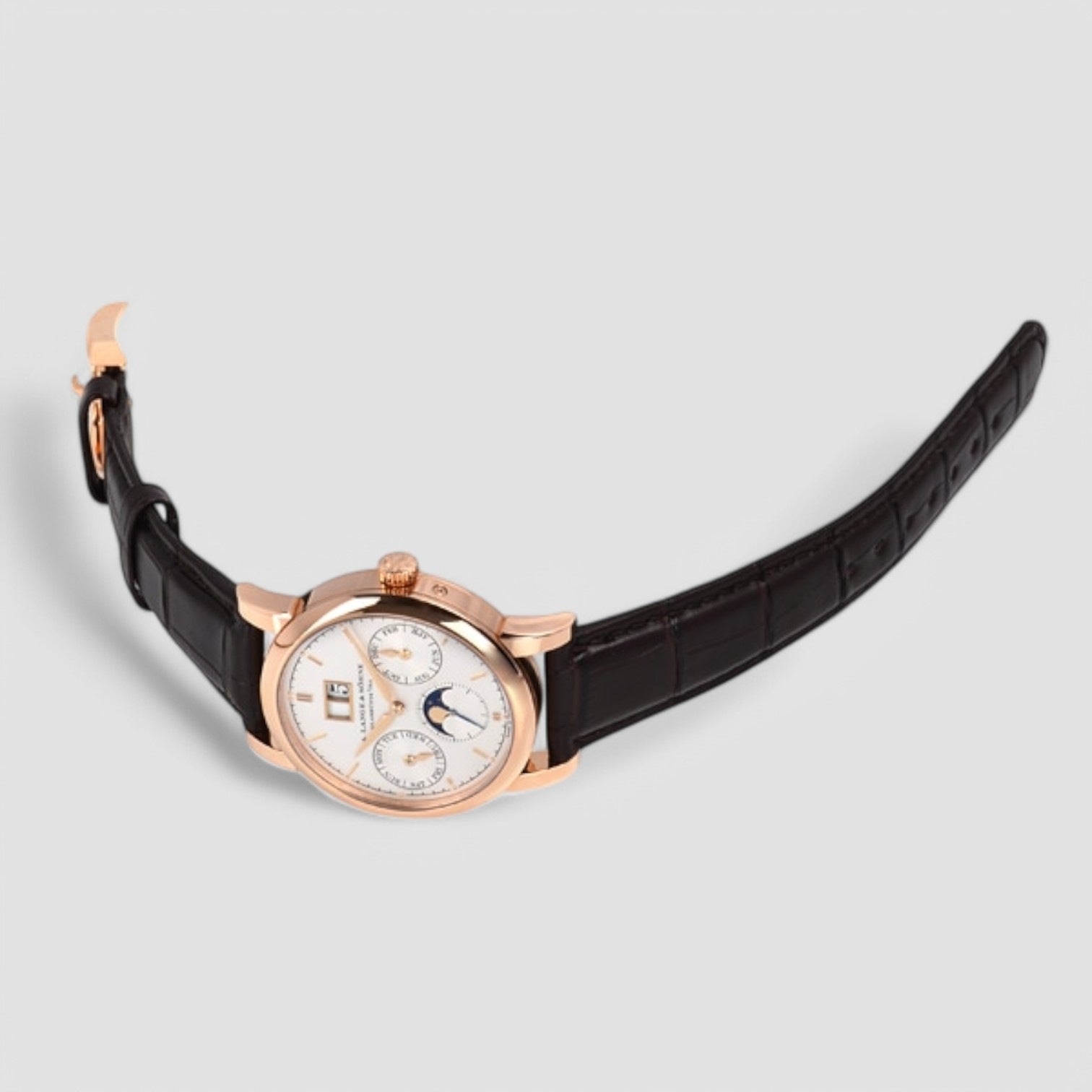 Saxonia Annual Calendar 18K Rose Gold